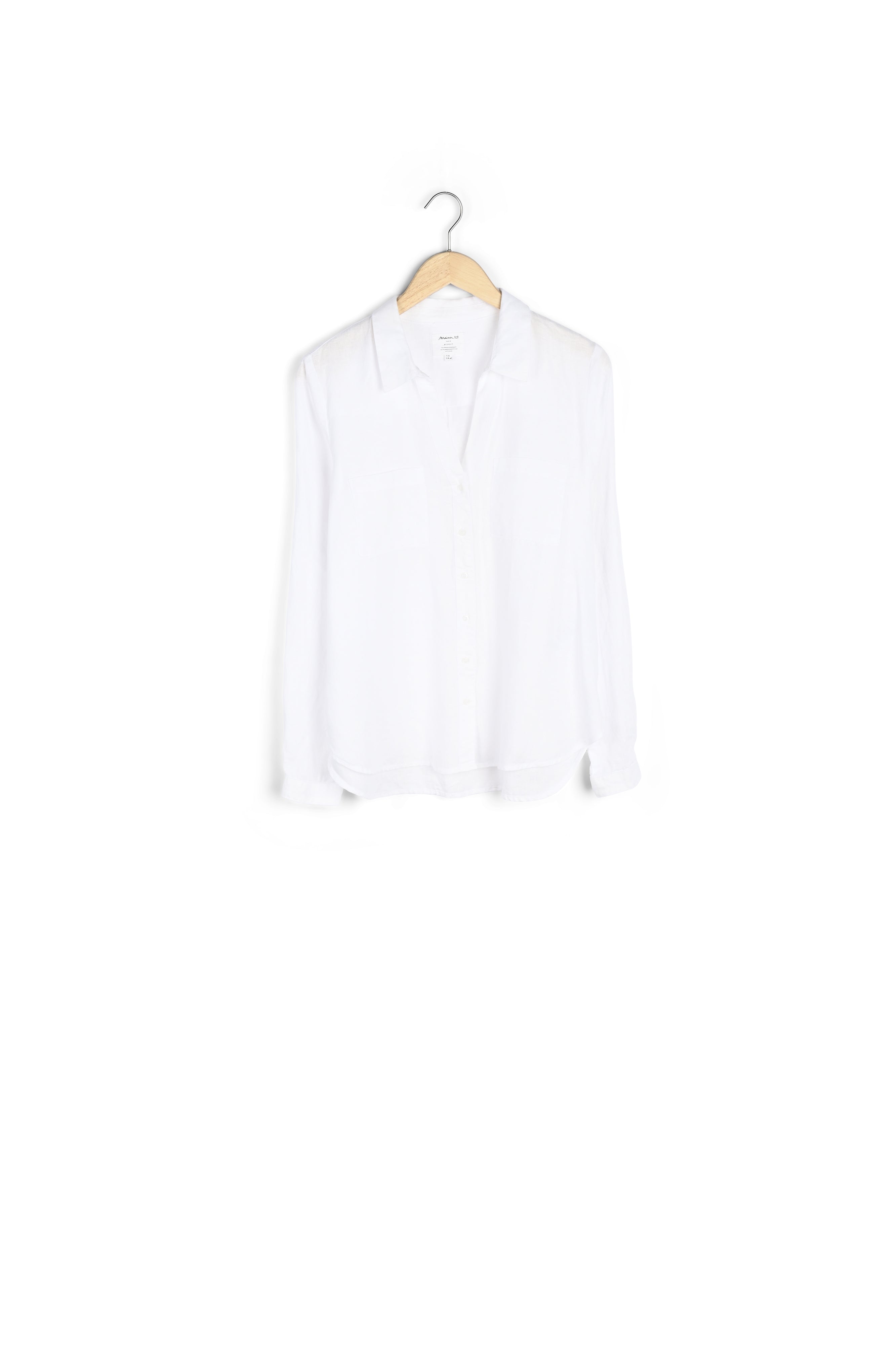 Chemise en lin blanche Evolie Faume - seconde main