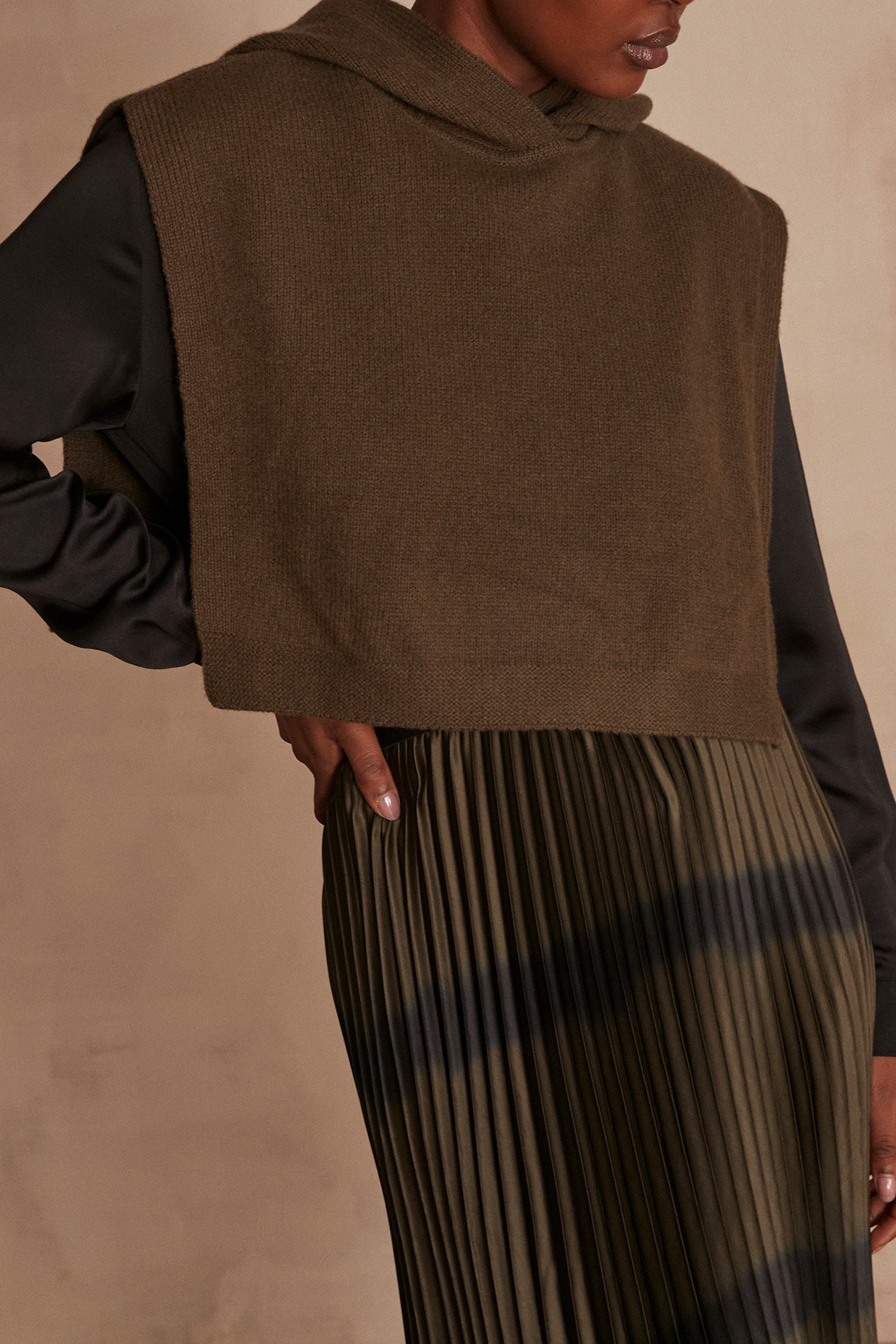 Plastron à capuche HANNY Faume - seconde main