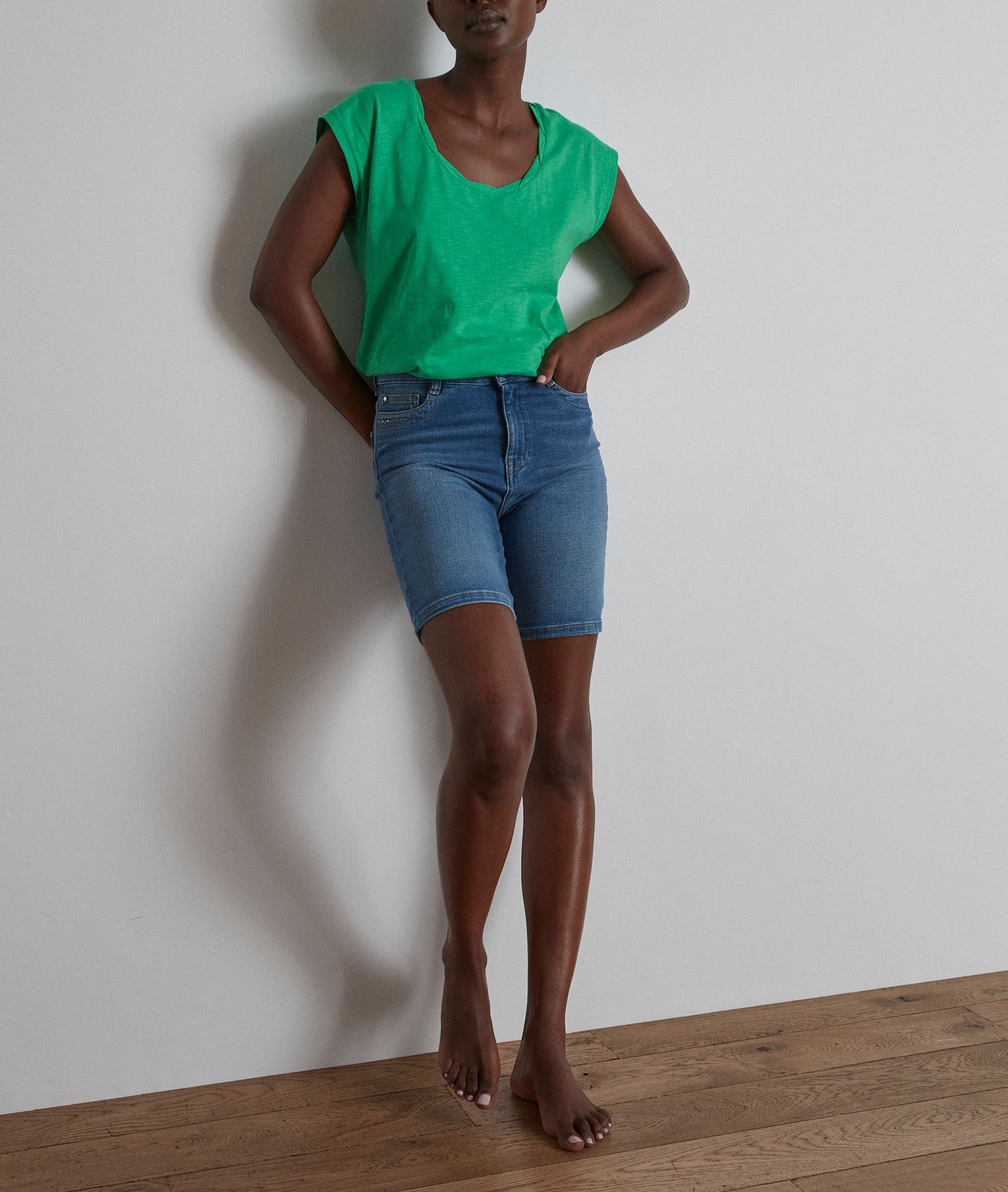 Bermuda slim Carla Faume - seconde main