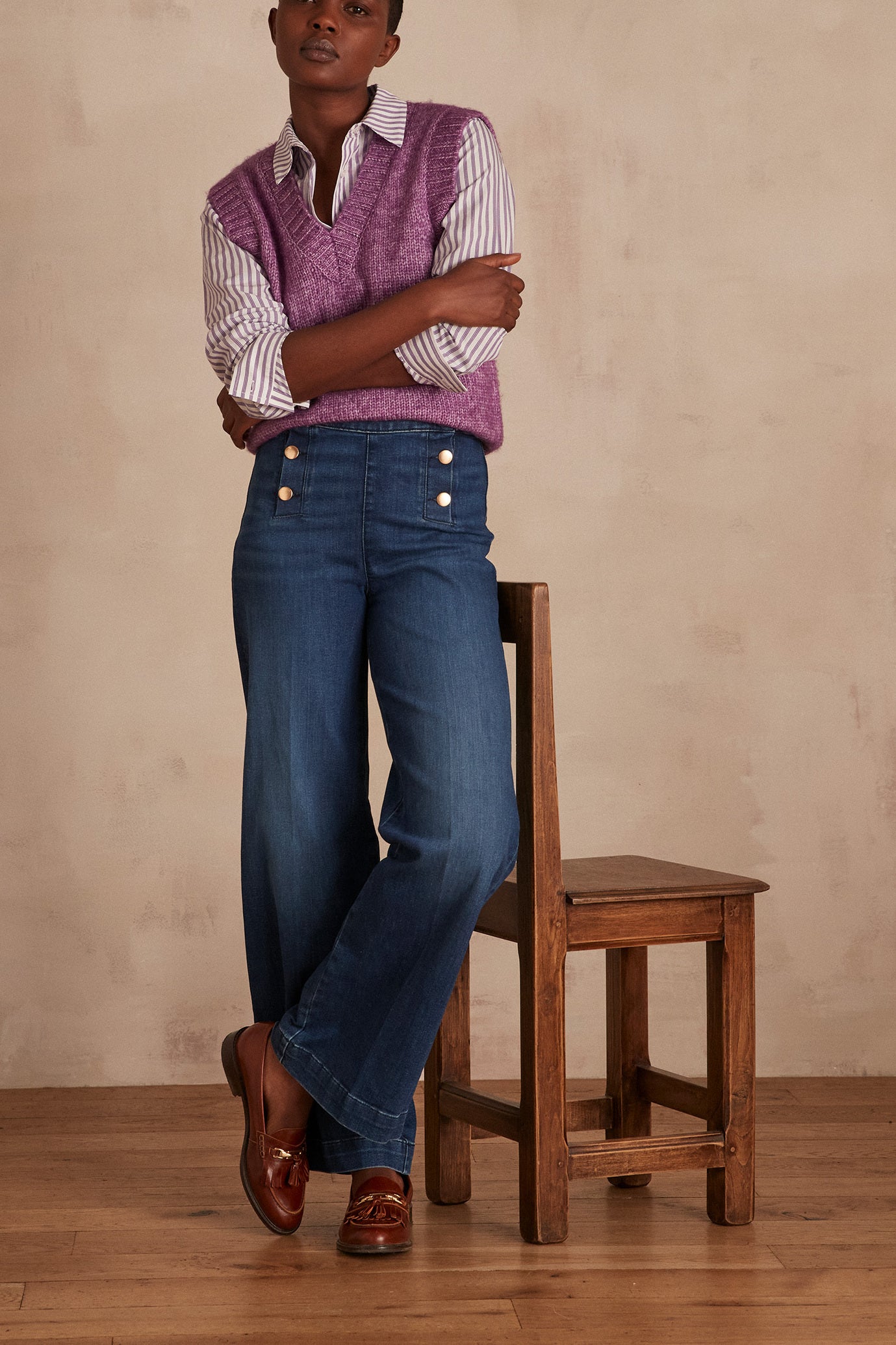 Jean wideleg OXAN Faume - seconde main