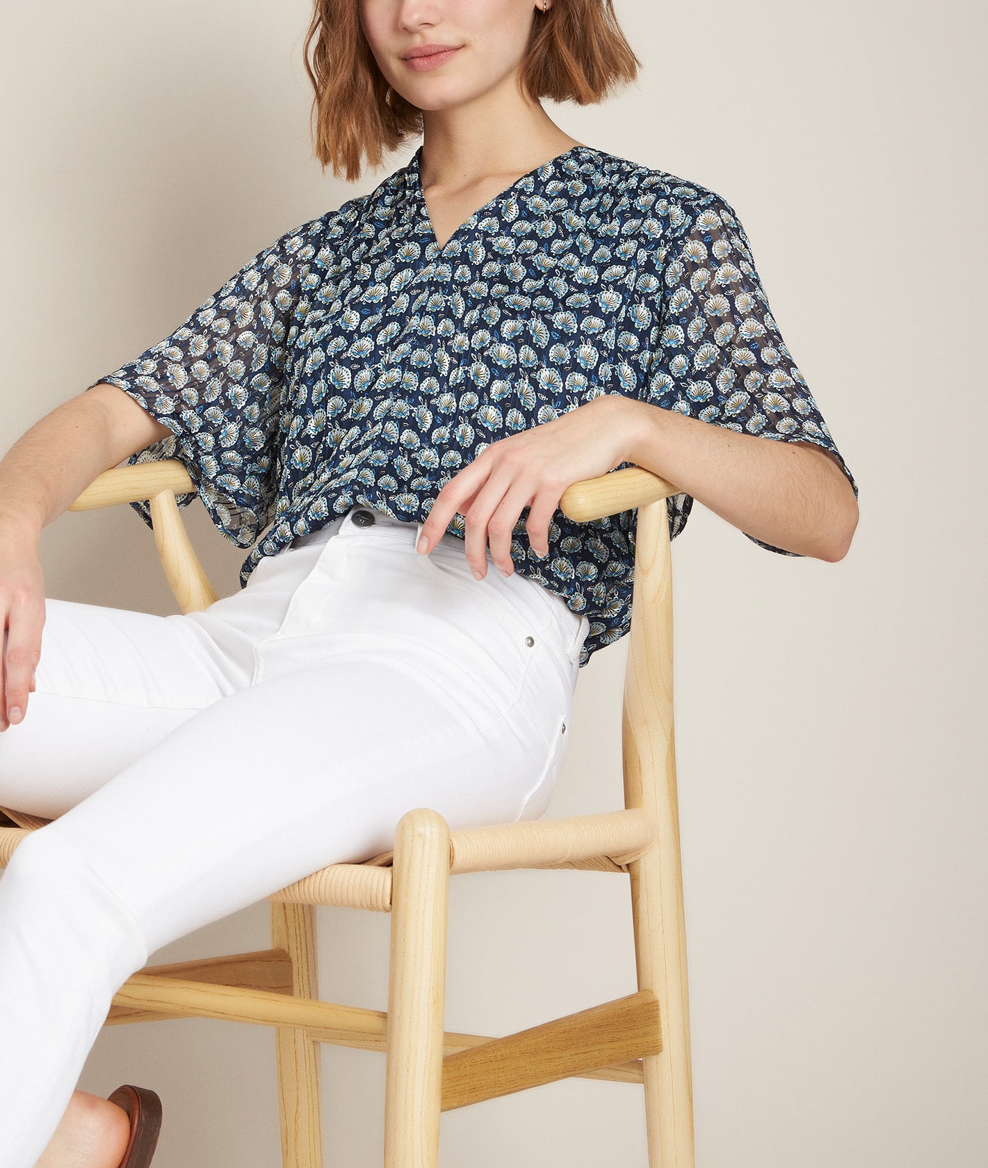 Blouse imprimée Emma Faume - seconde main