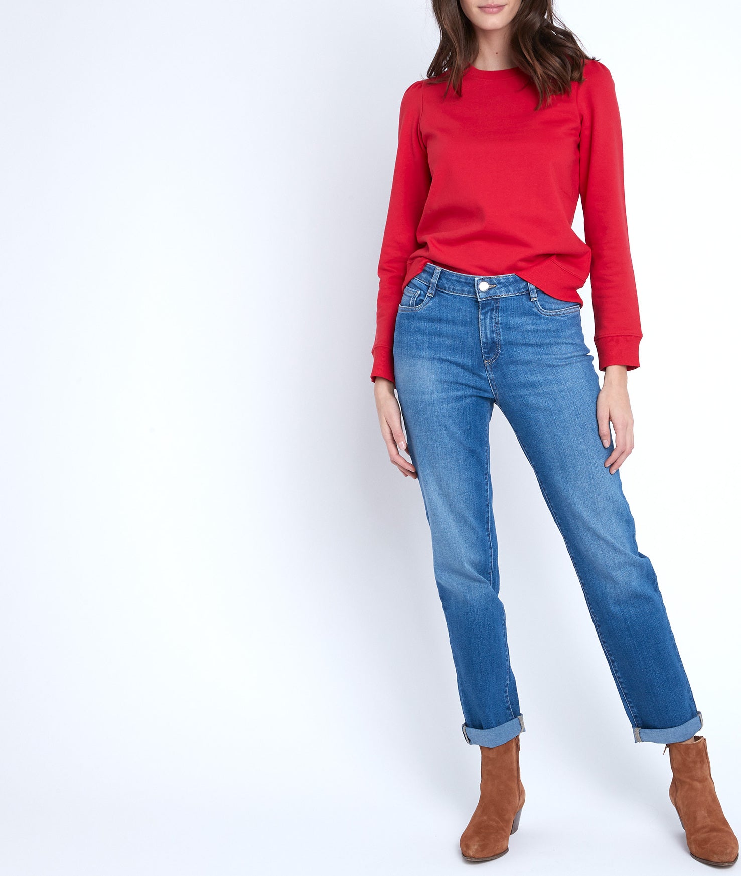 Sweat rouge ivao Faume - seconde main