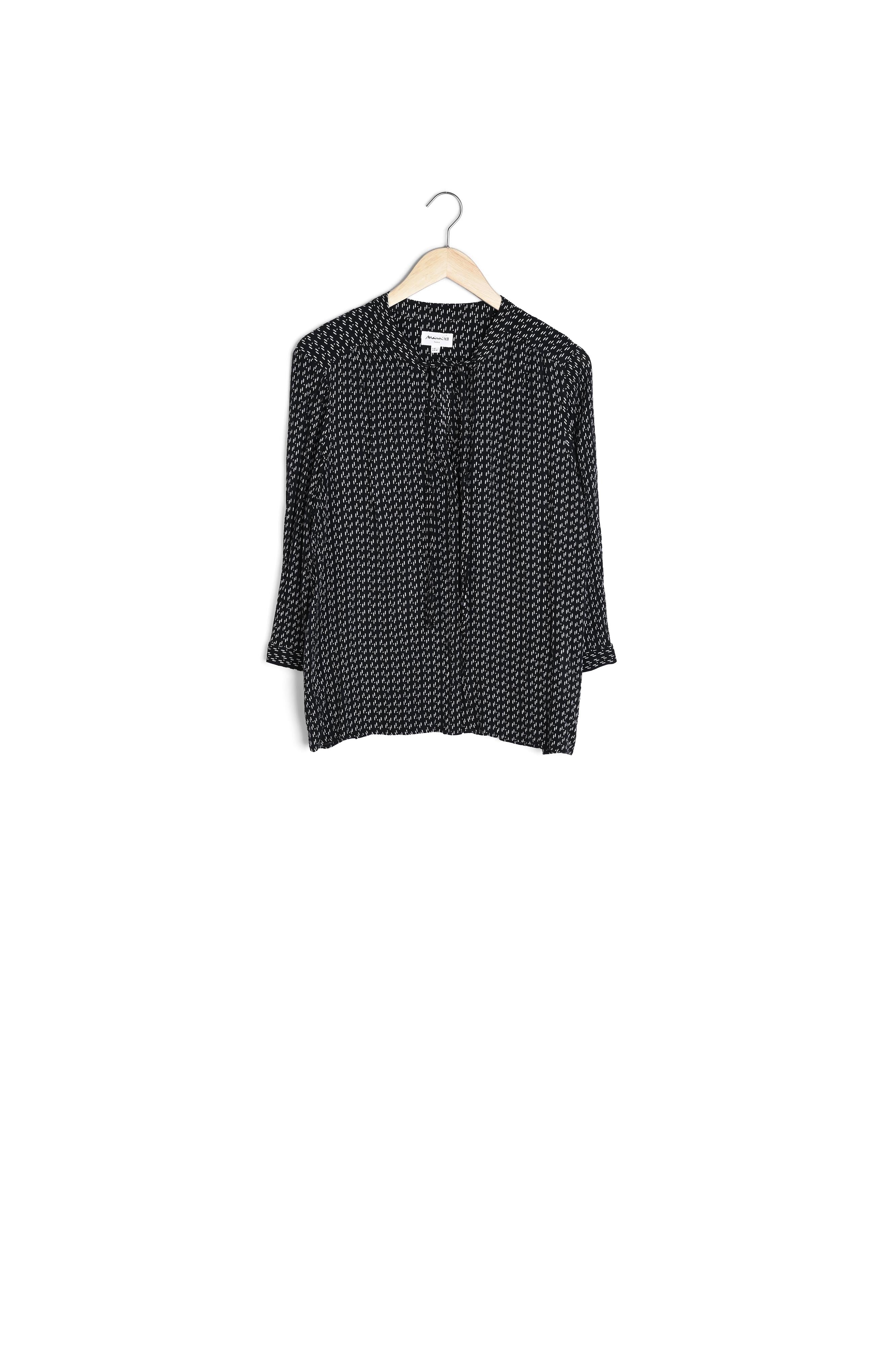 Blouse lavallière imprimée Joly Faume - seconde main
