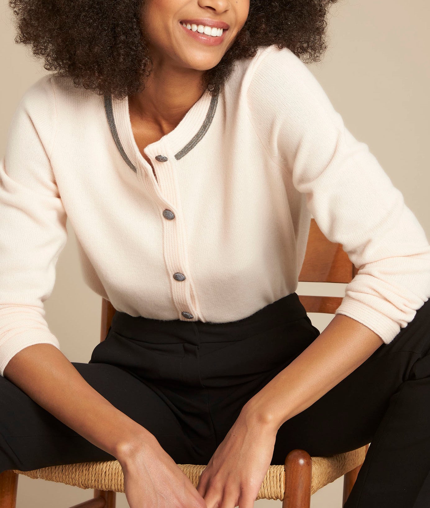 Gilet rose Farniente Faume - seconde main