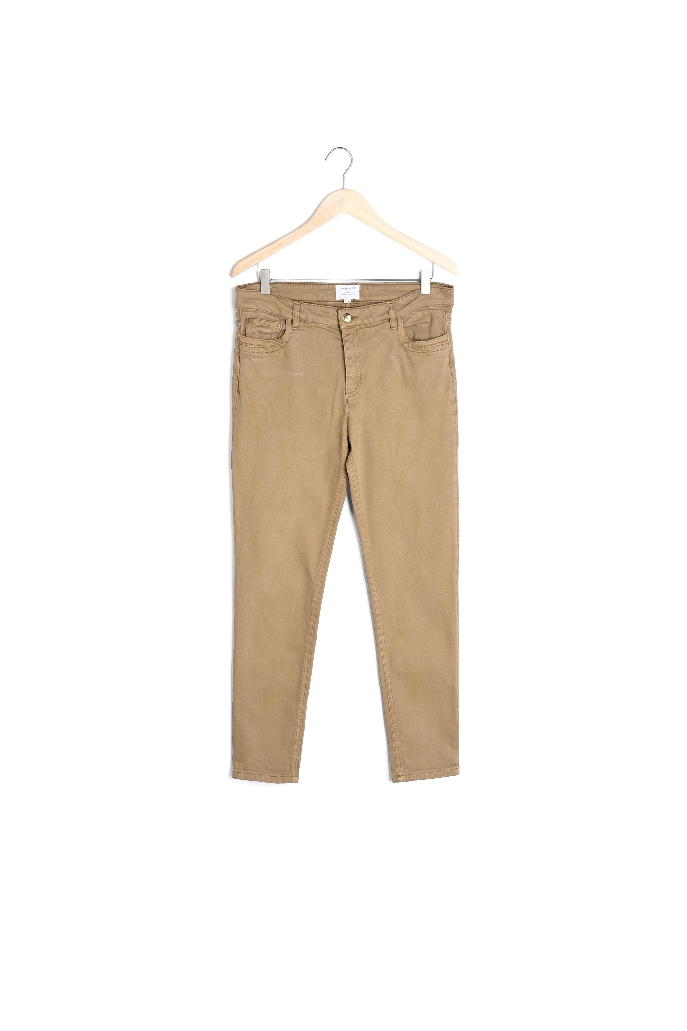 L'iconique slim jean sauge en coton recyclé Suzy Faume - seconde main