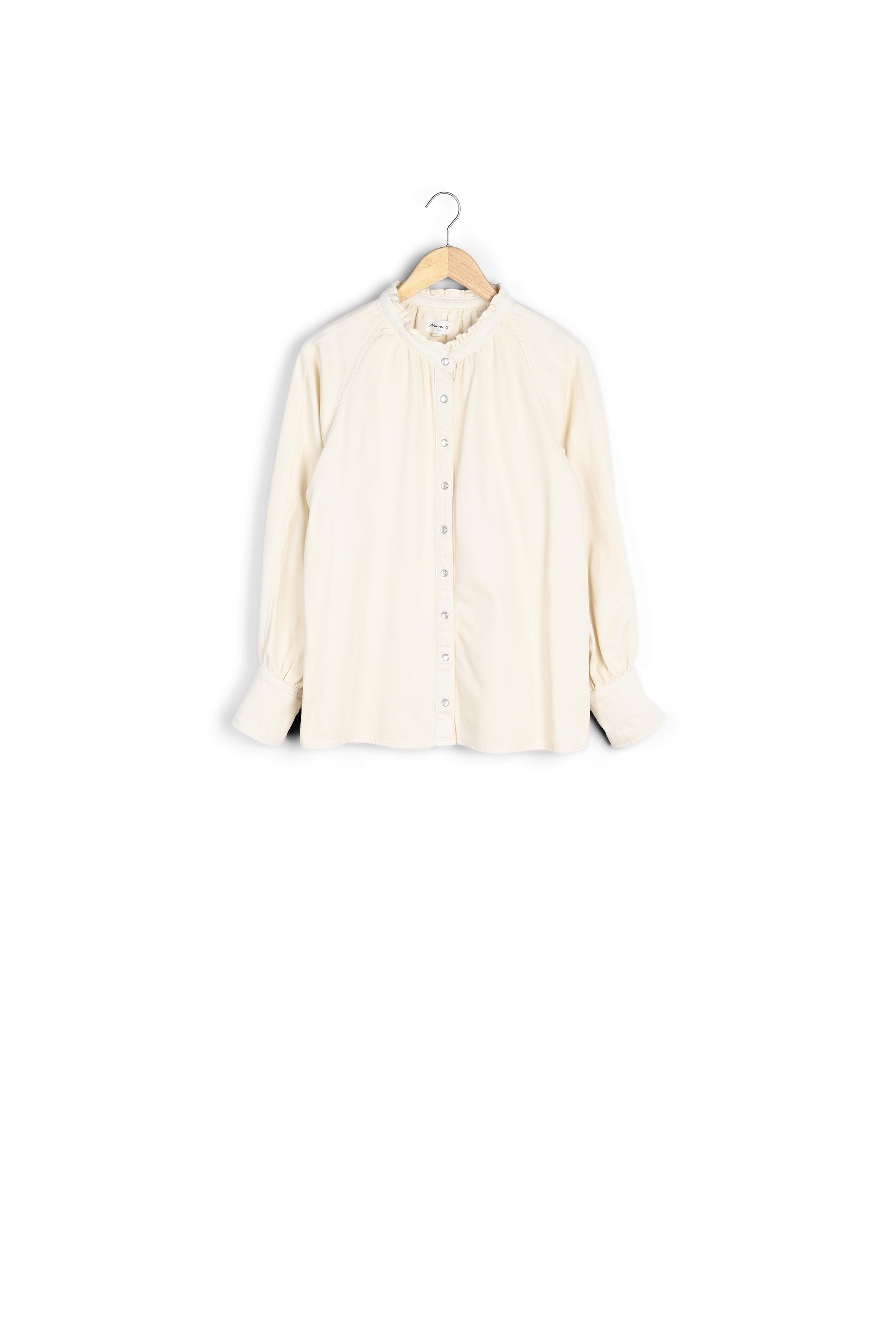 Chemise en coton ivoire Carole Faume - seconde main