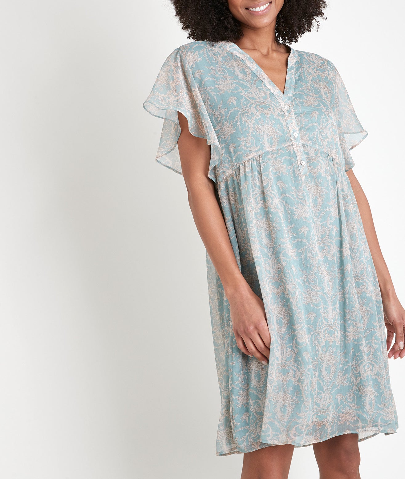 Robe imprimée courte Callo Faume - seconde main