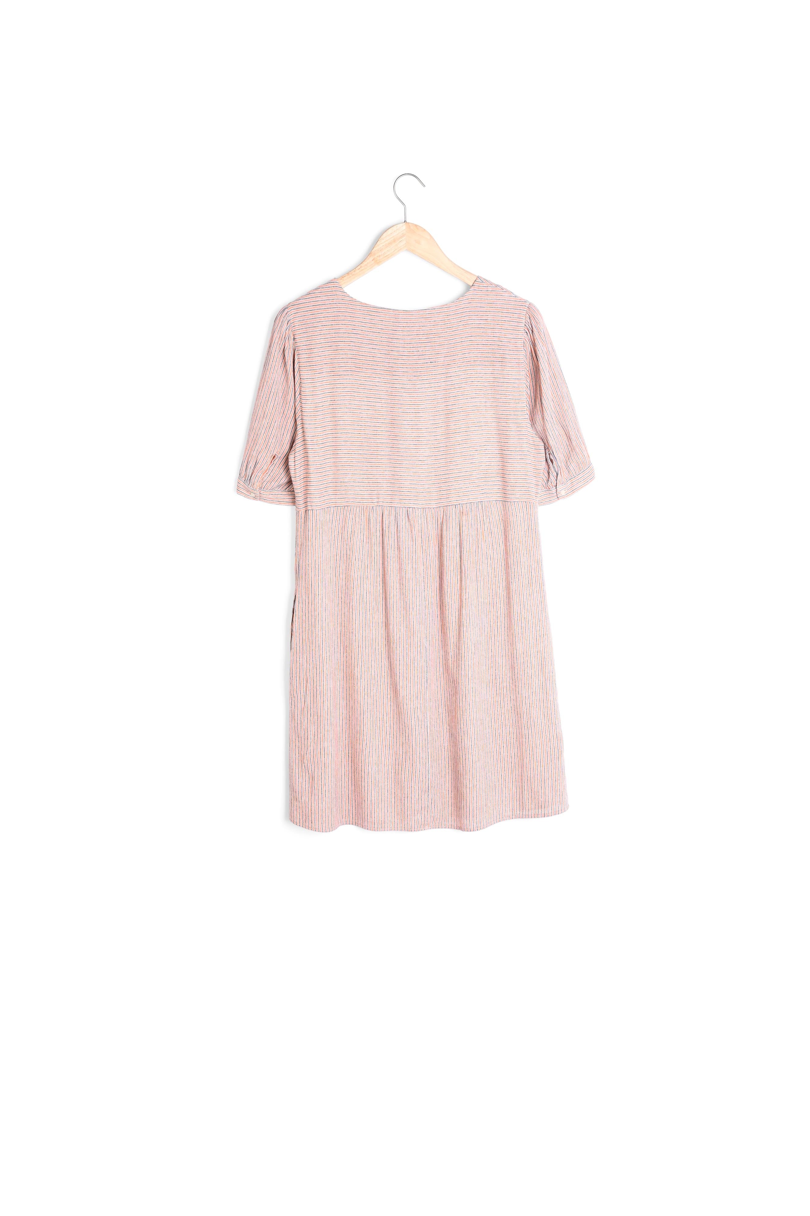 Robe rayée rose Louve Faume - seconde main