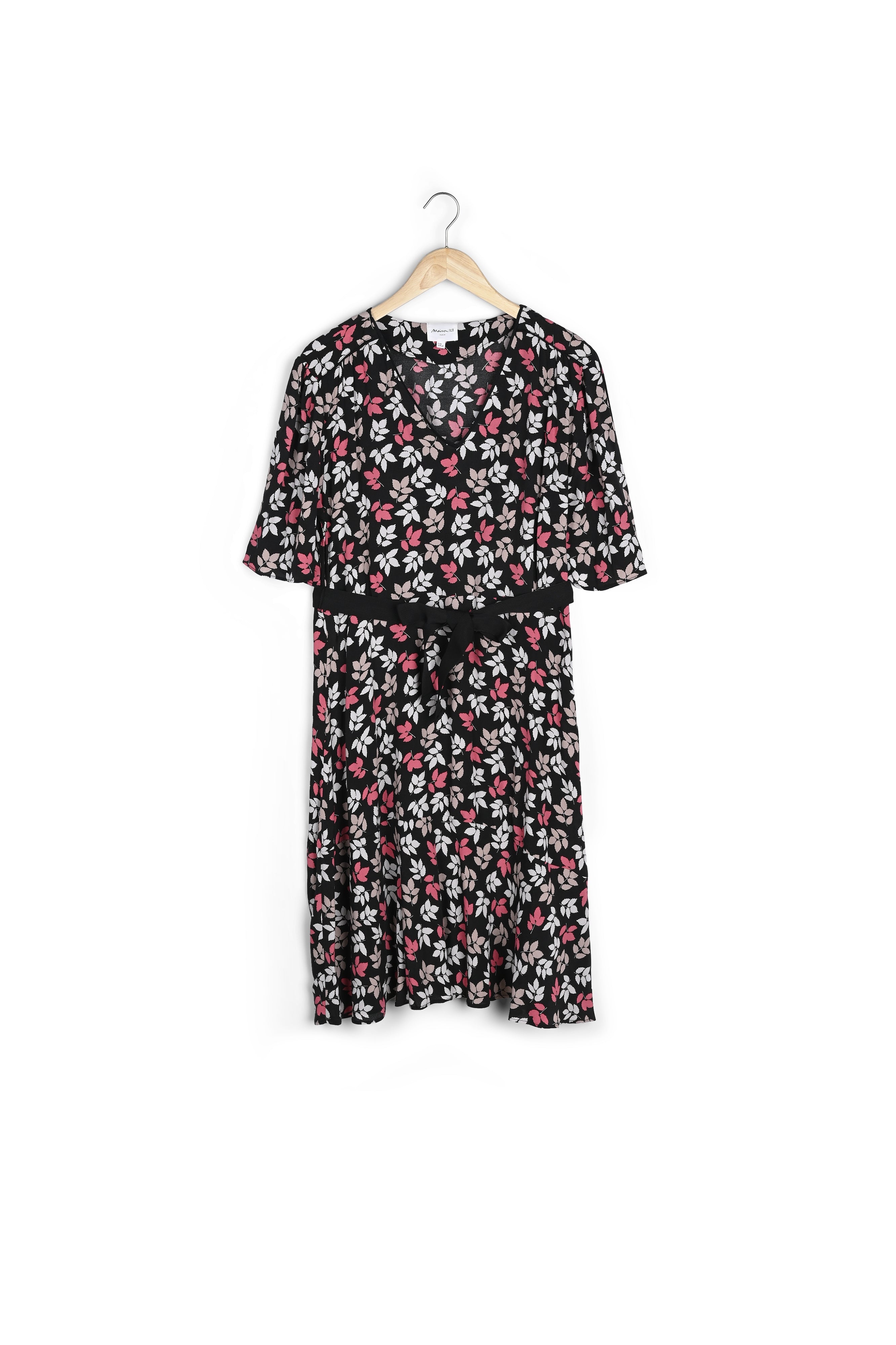 Robe cache-coeur imprimée Iroma Faume - seconde main