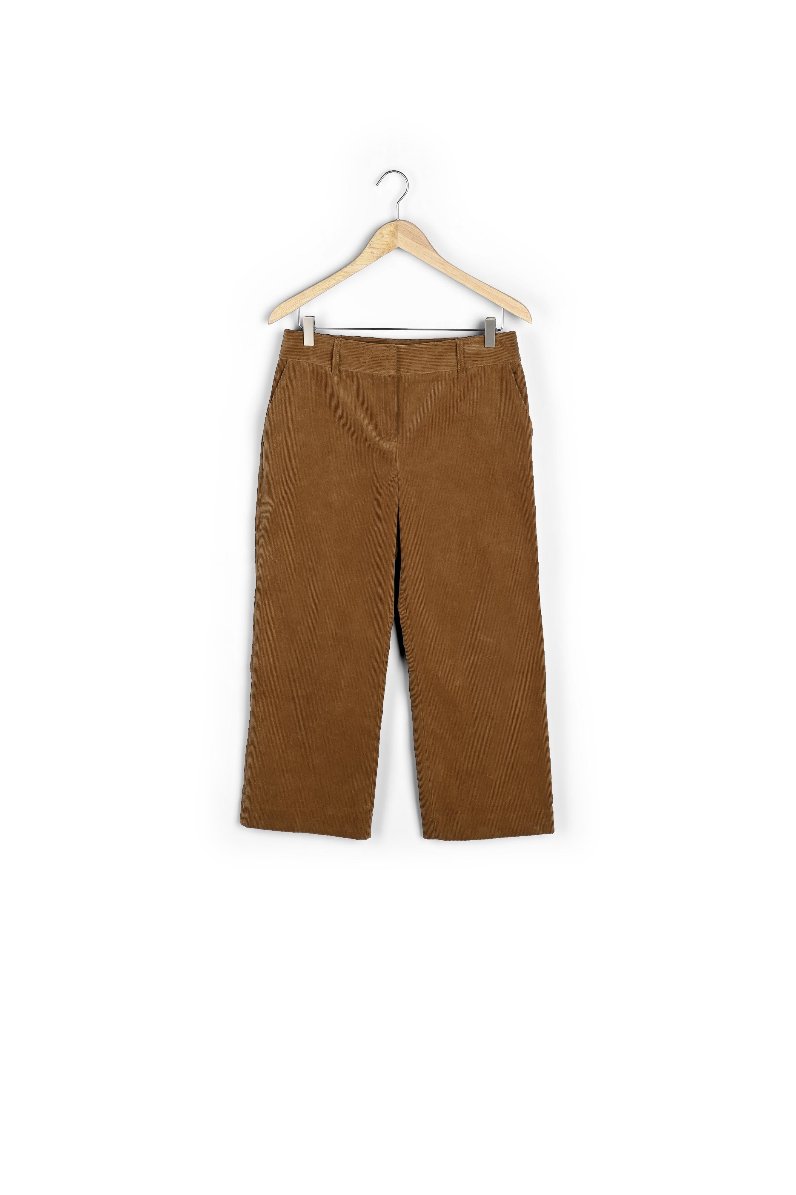 Pantalon flare cropped Minako Faume - seconde main