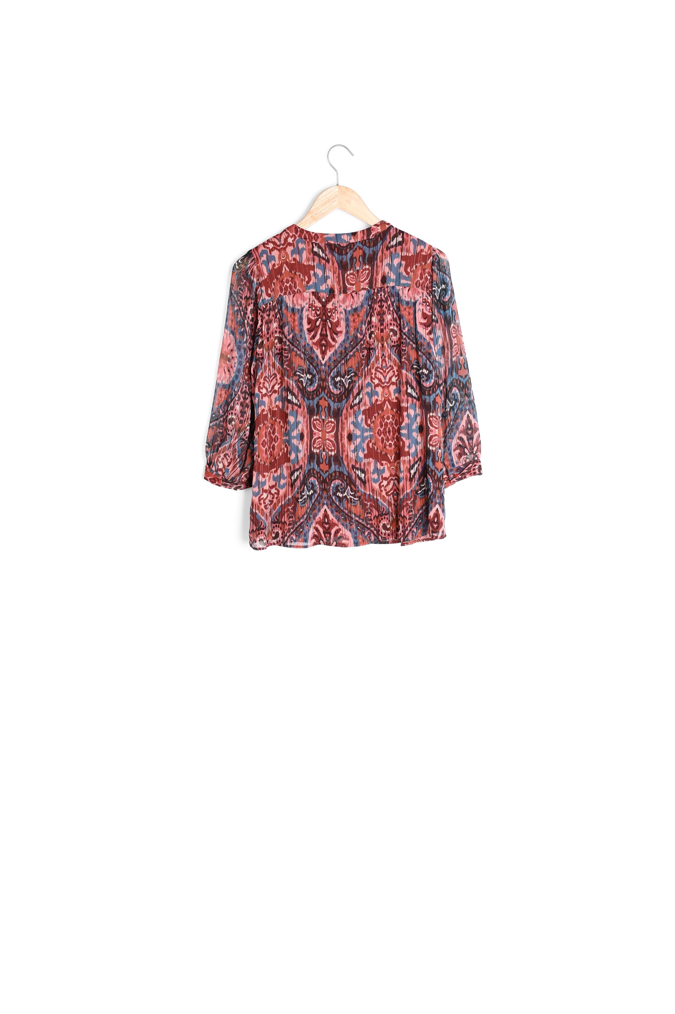 Blouse fluide imprimée Elsa Faume - seconde main