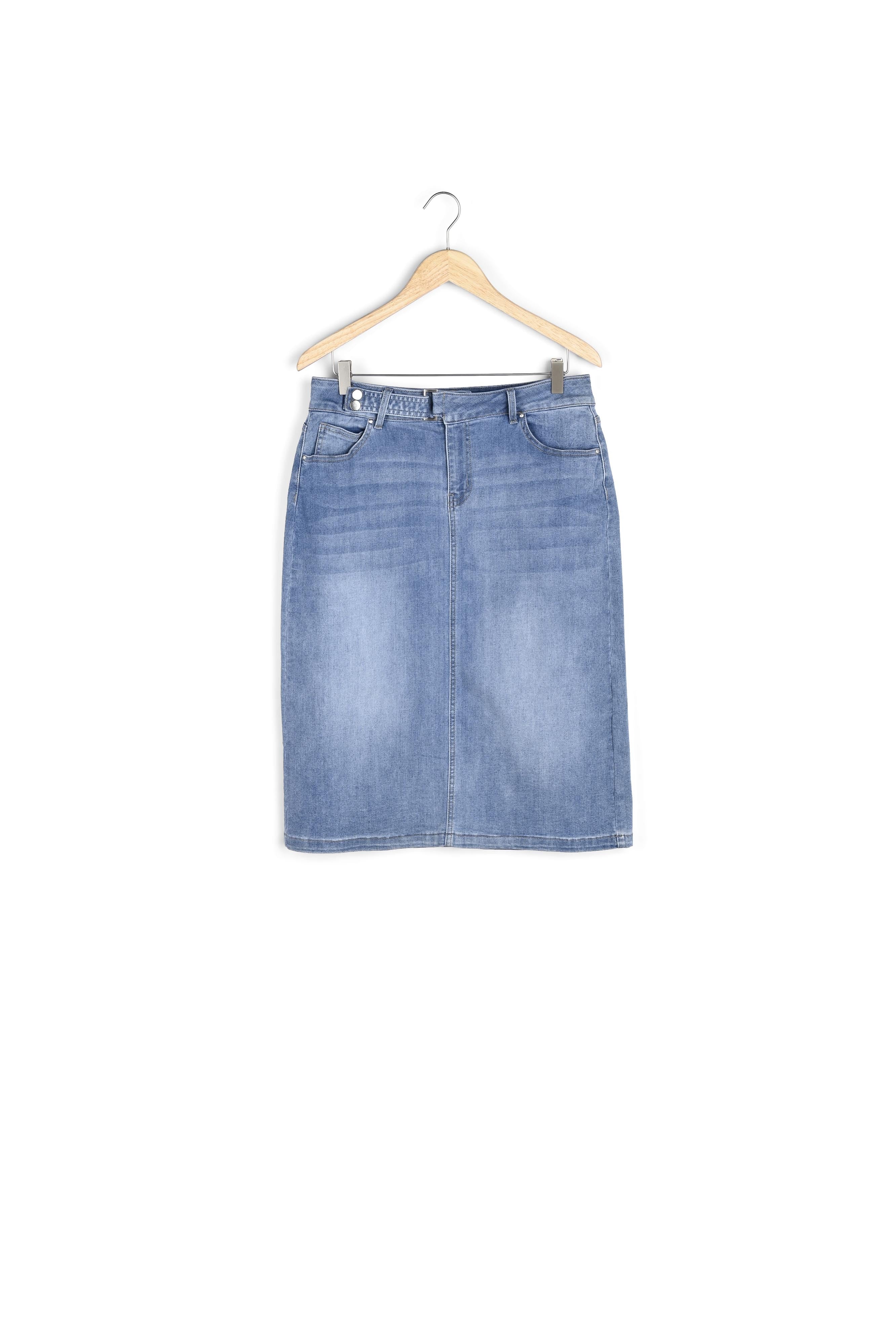 Jupe midi en denim Kris Faume - seconde main