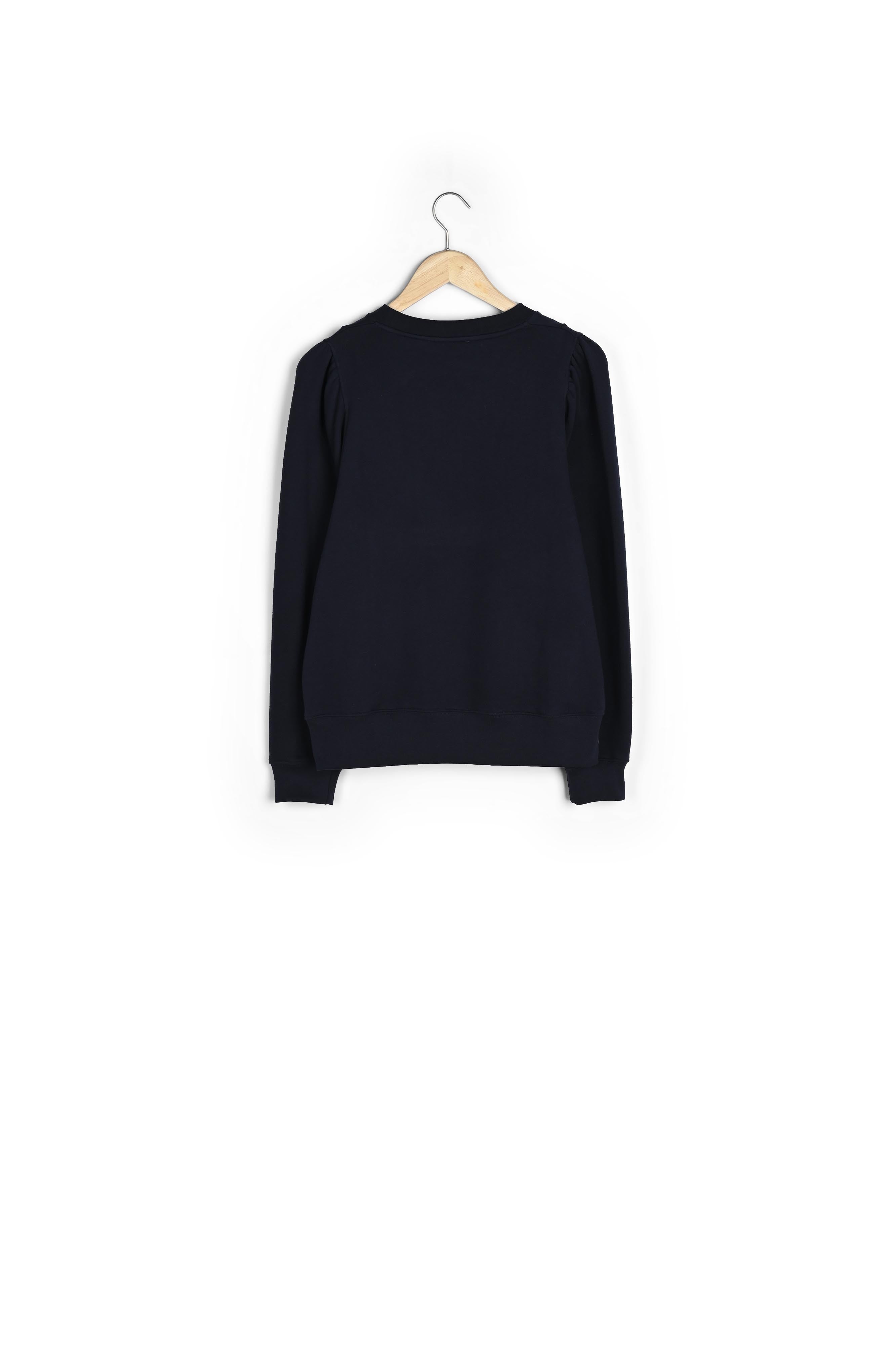 Sweat à manches courtes et à capuche bleu marine Enzo Faume - seconde main