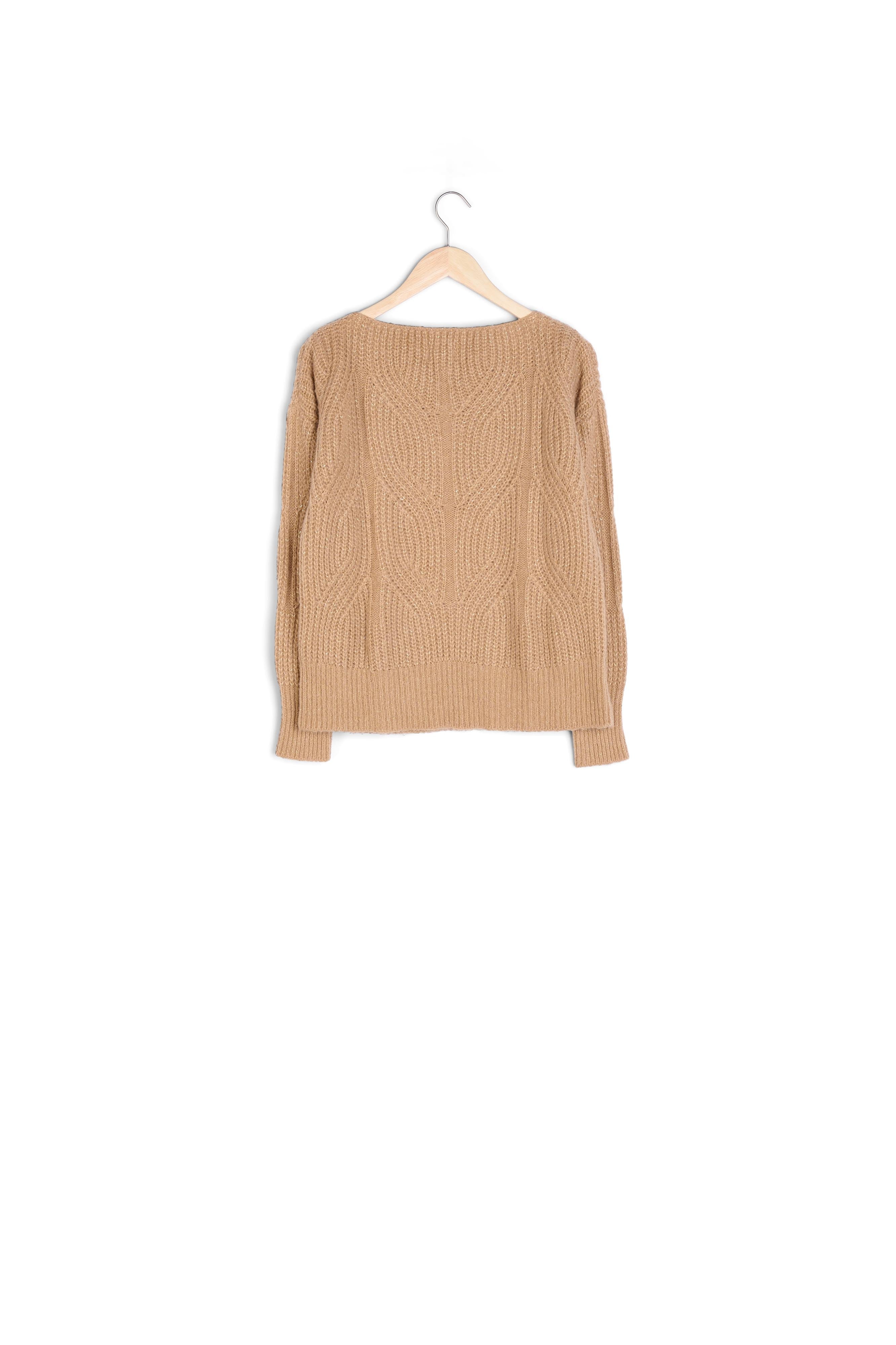 Pull en mohair mélangé ocre Rain Faume - seconde main