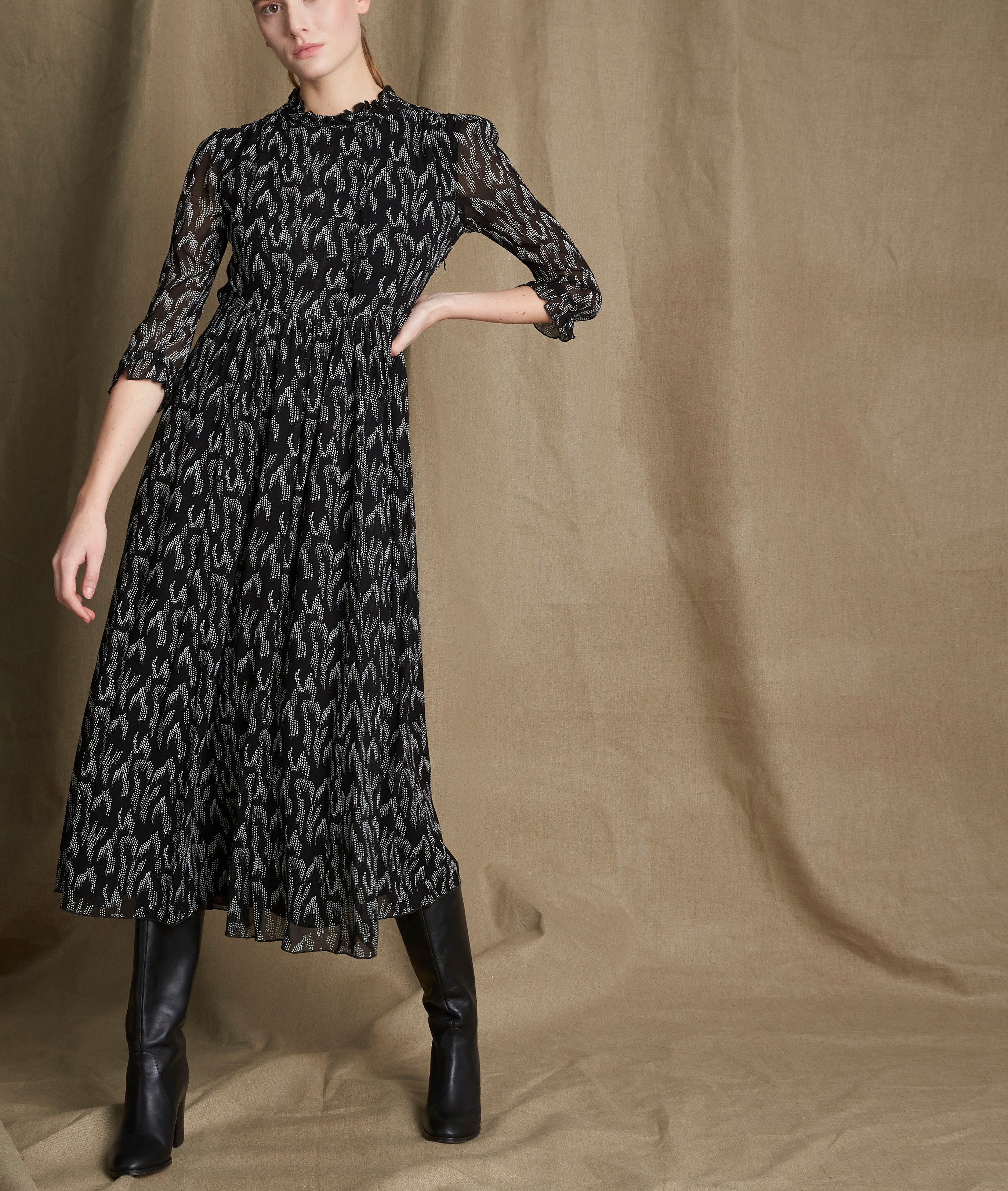 Robe imprimée Crystal Faume - seconde main