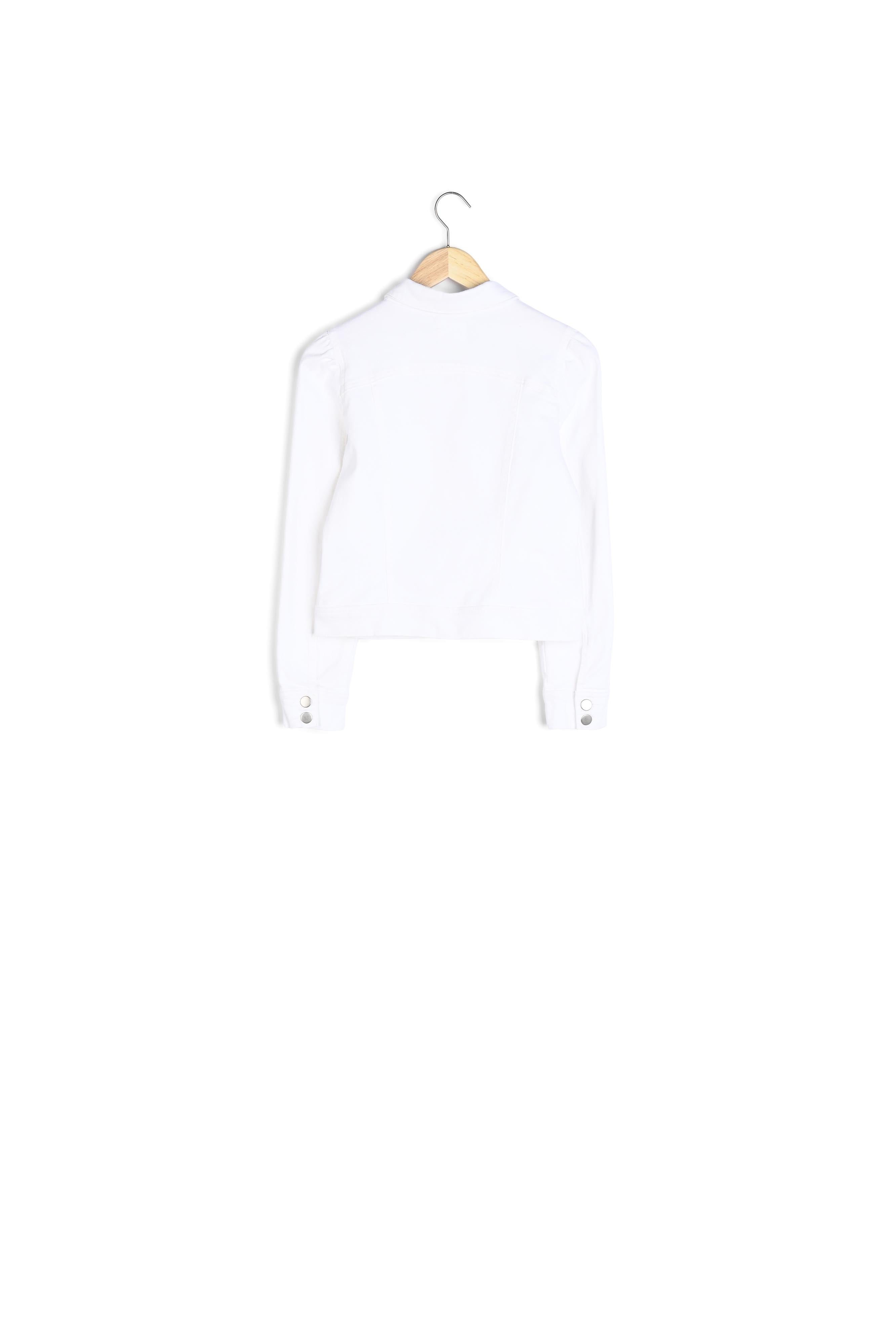 Veste en coton blanche Prisca Faume - seconde main