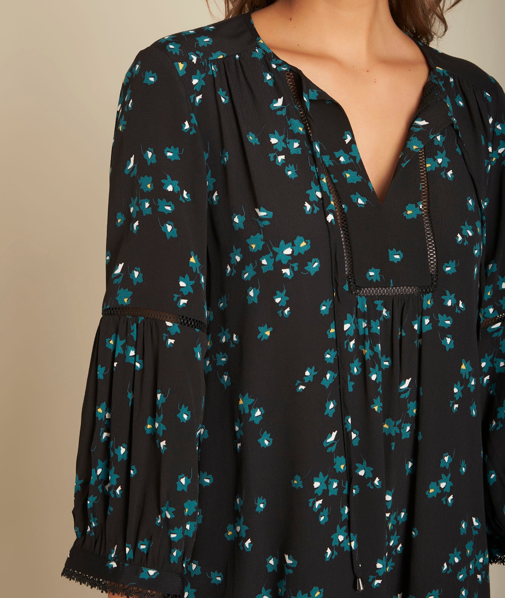 Robe imprimée Ilava Faume - seconde main