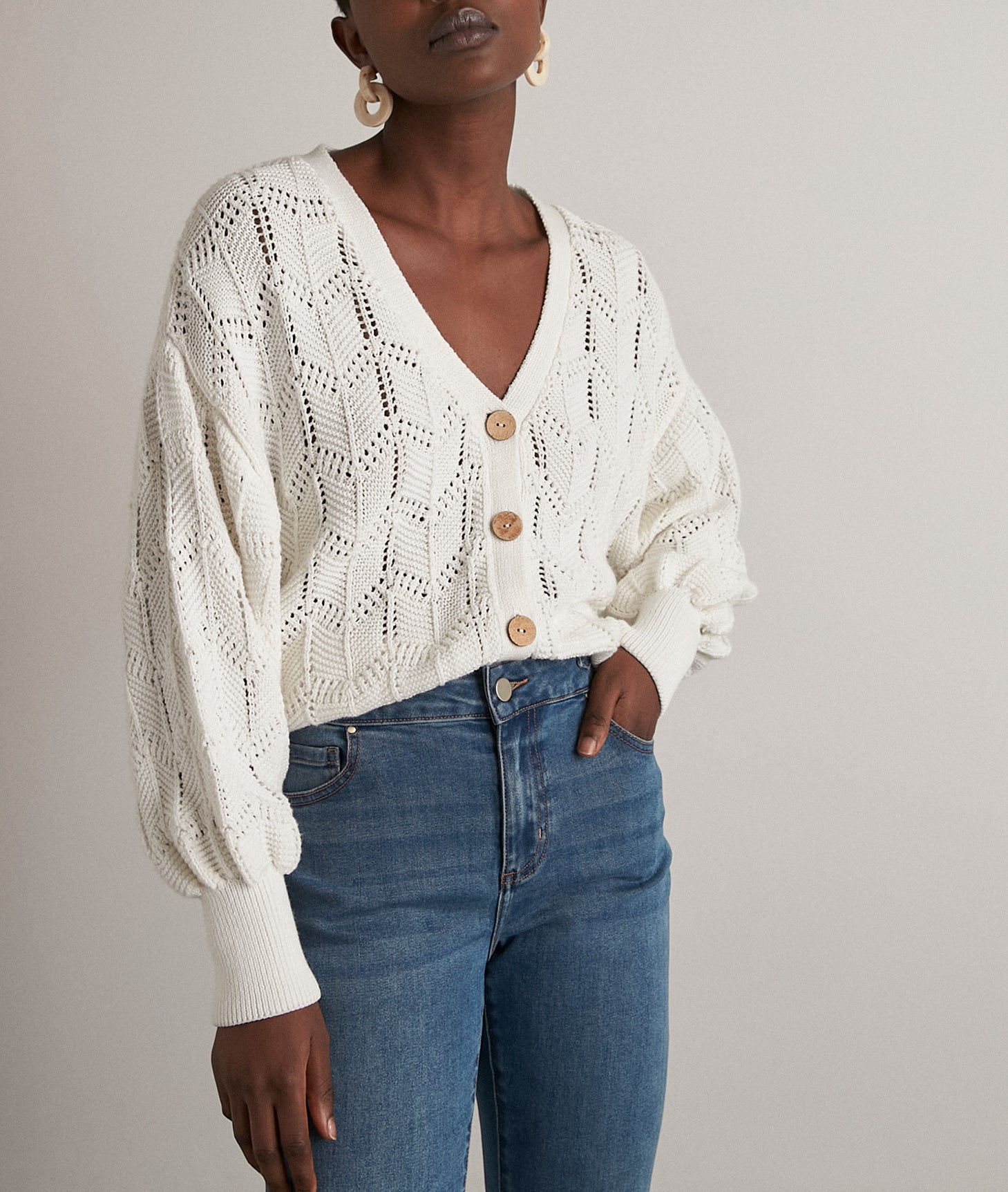 Cardigan Moka Faume - seconde main