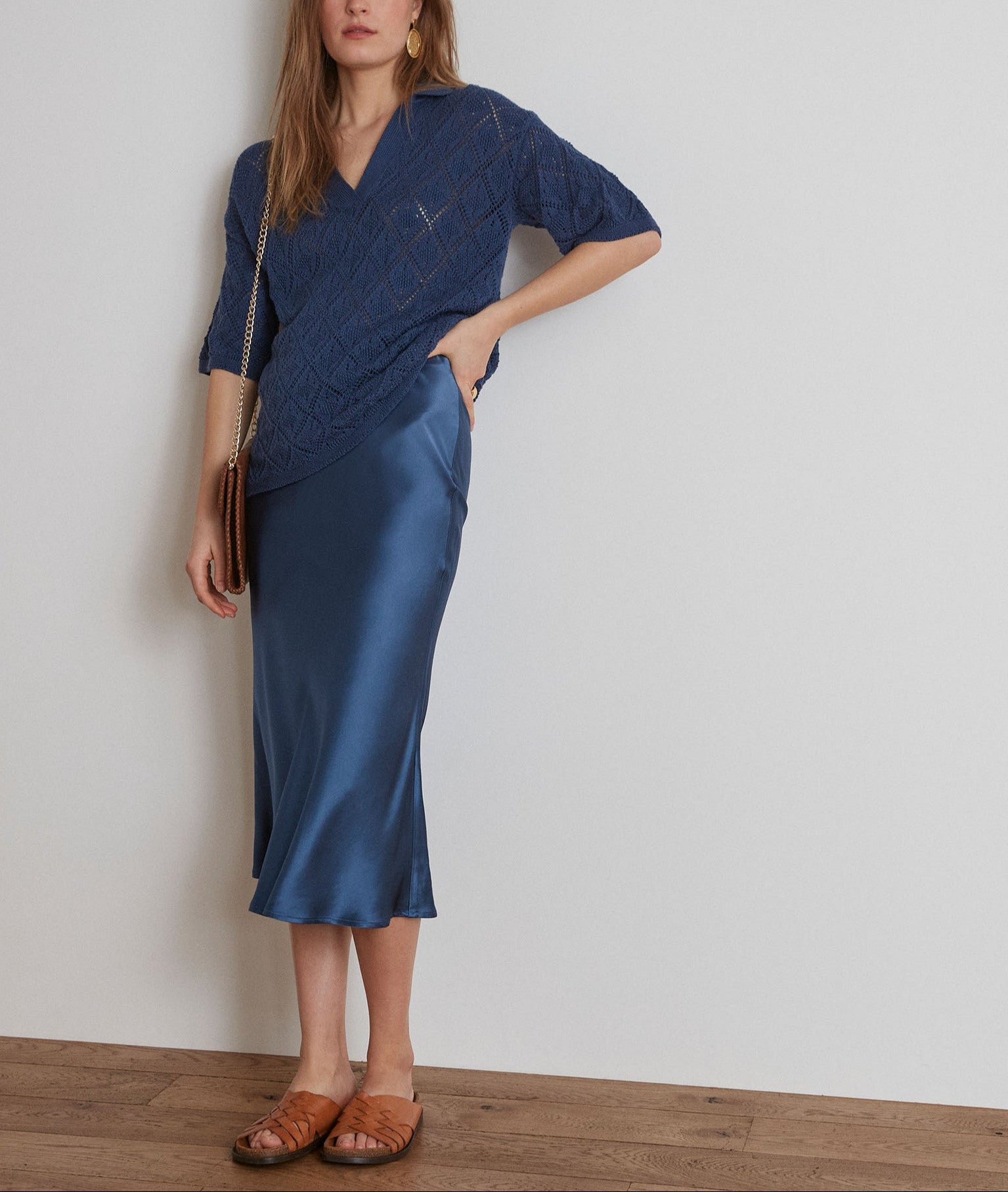 Top en crochet Murray Faume - seconde main