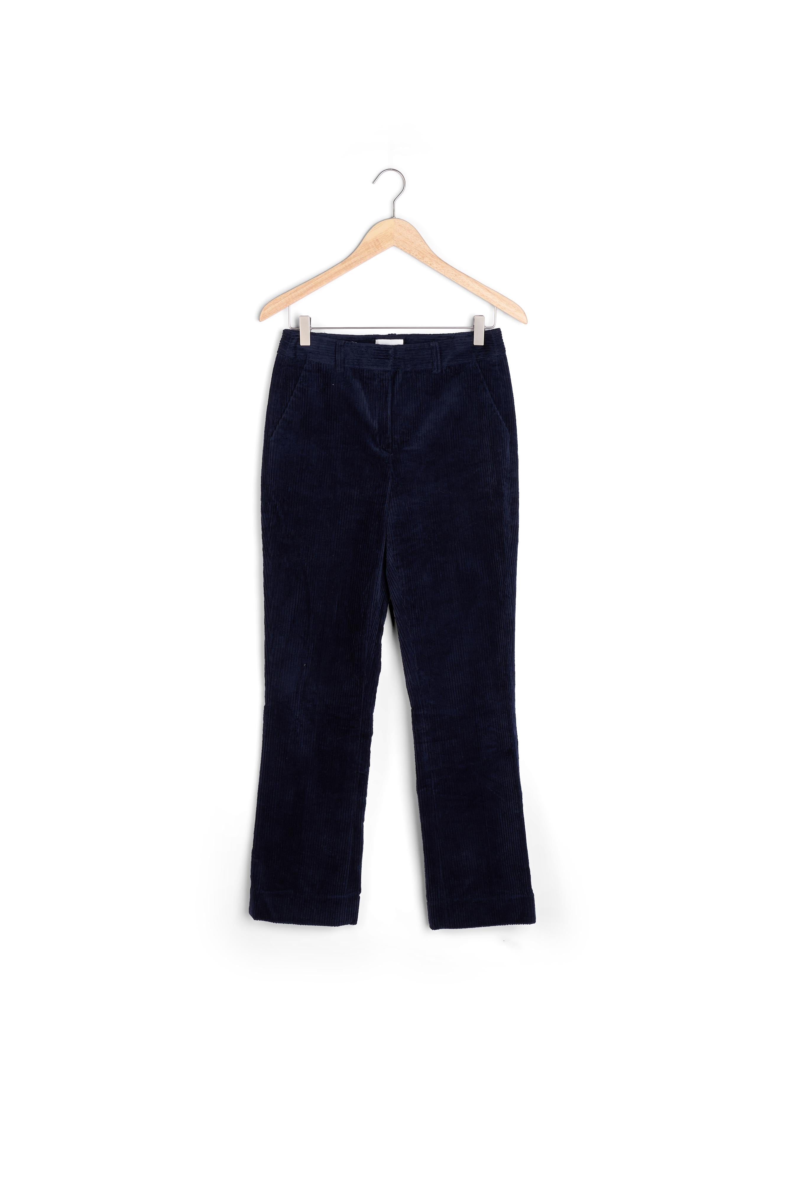 Pantalon en velours côtelé Edison Faume - seconde main