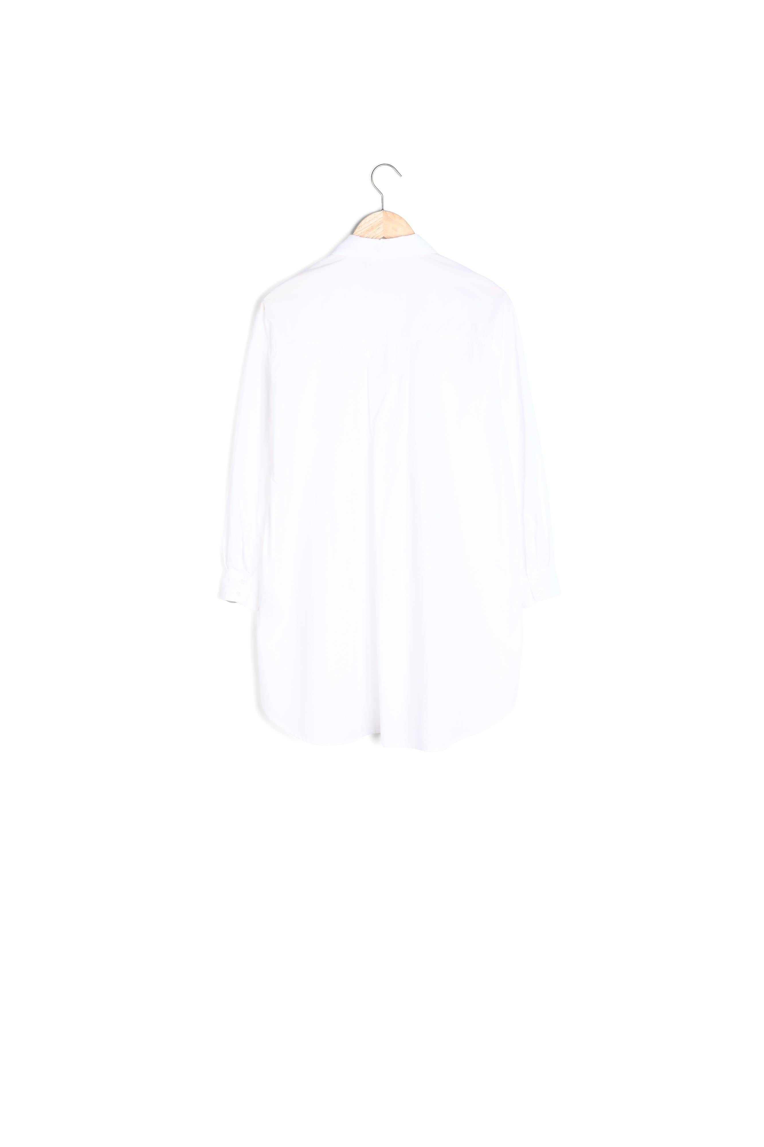 Robe chemise en coton blanc Hoberte Faume - seconde main