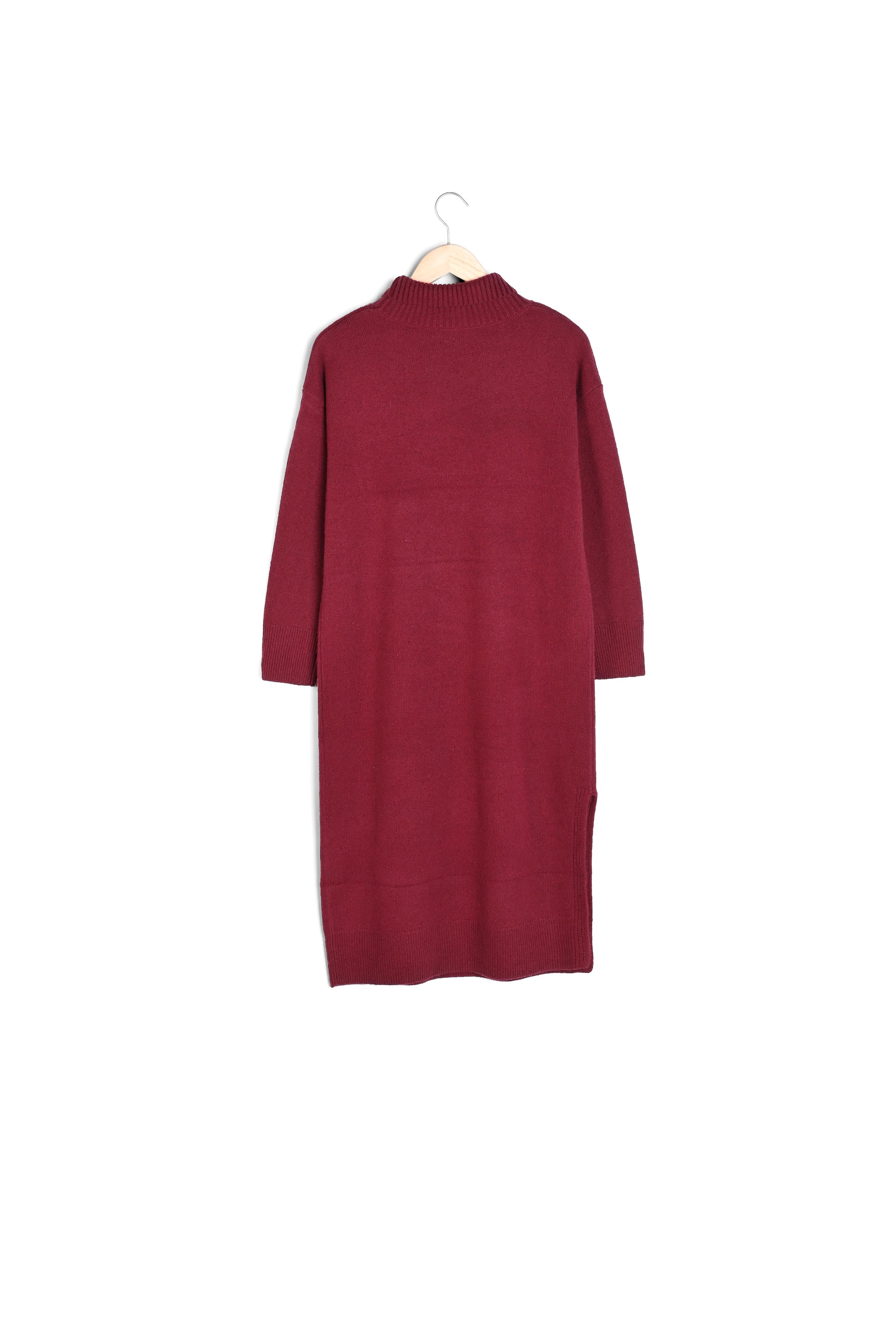 Robe en laine et yack Cathia Faume - seconde main