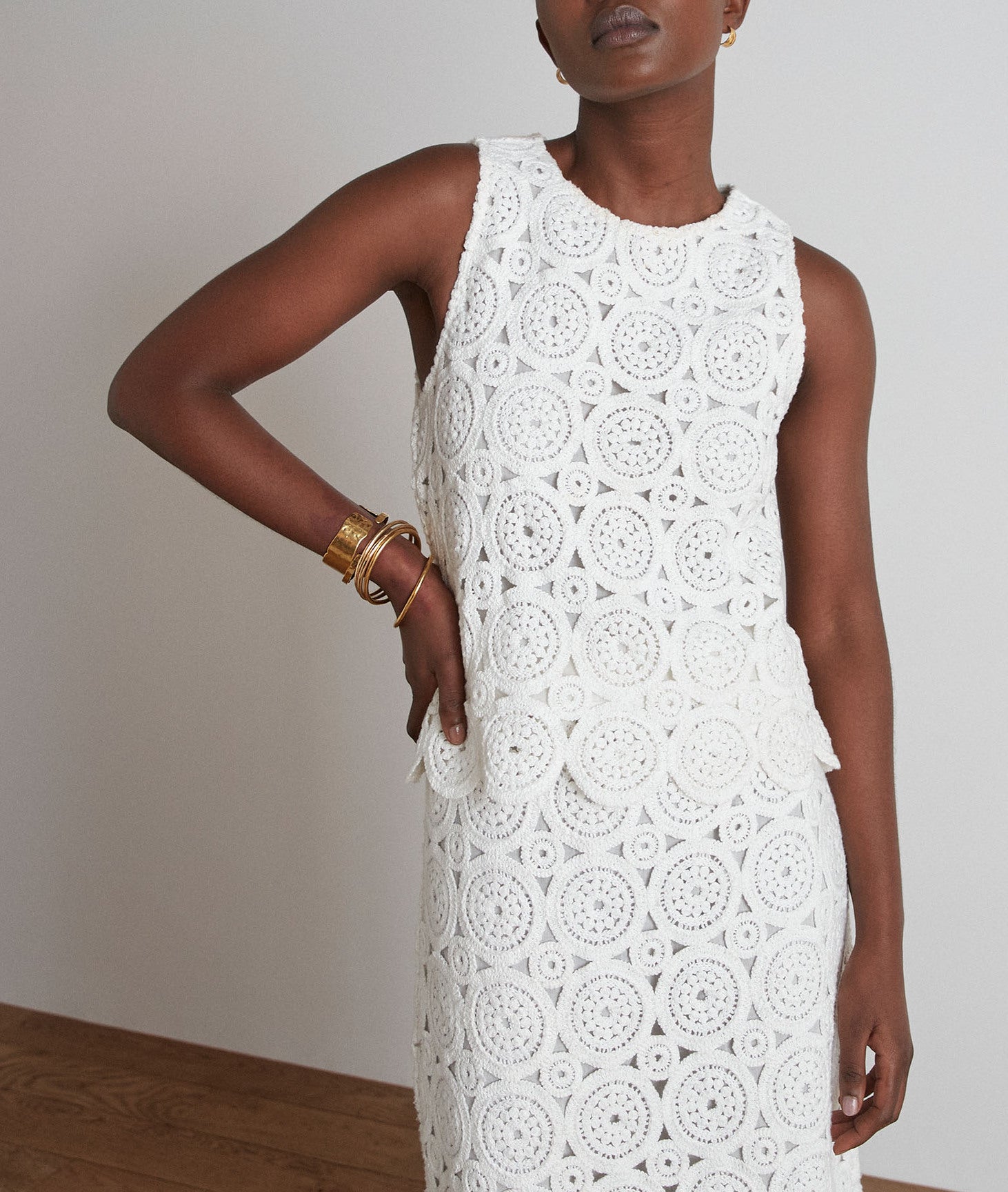 Top en crochet Lily Faume - seconde main