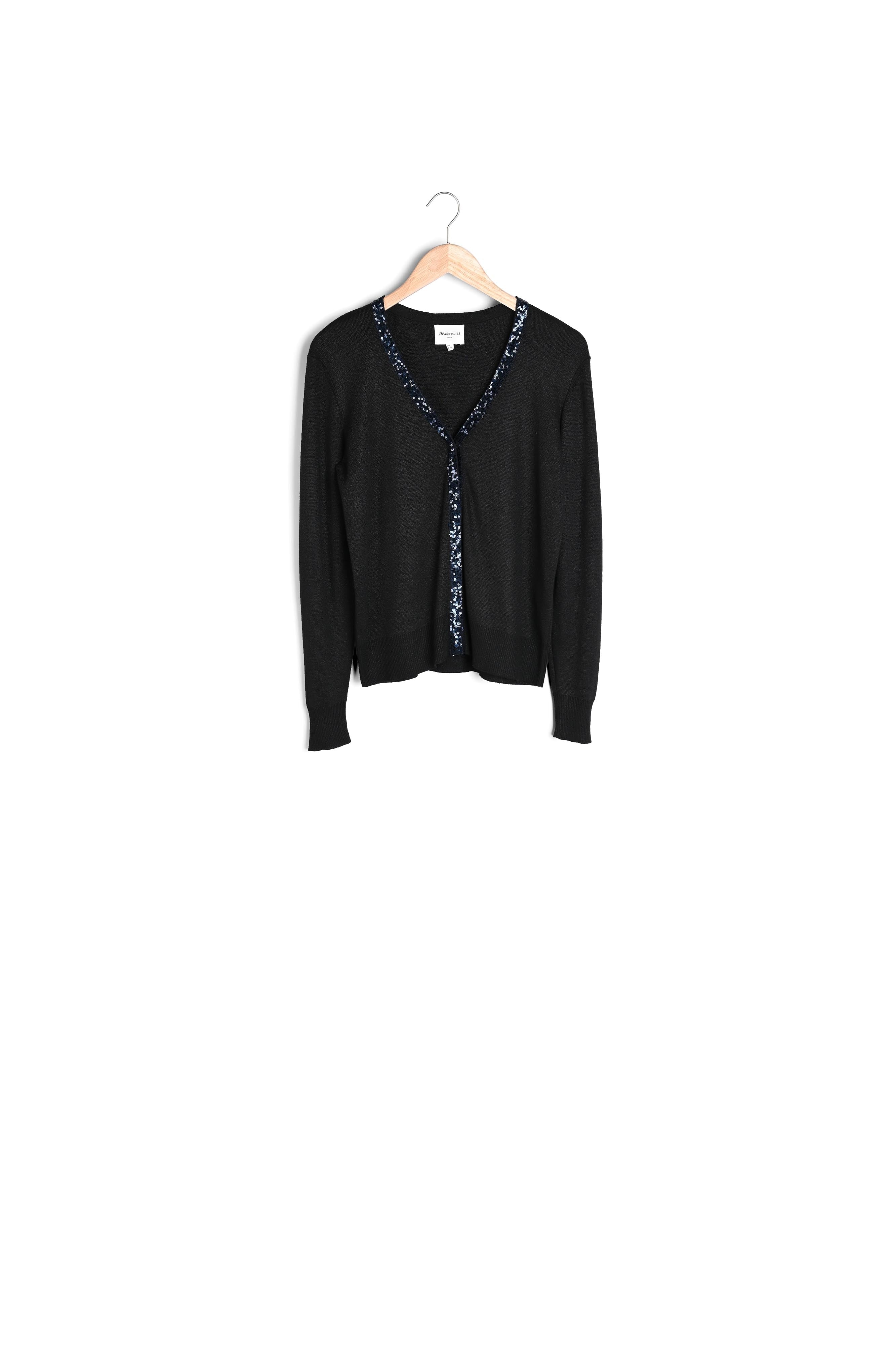 Gilet encolure paillettes Randy Faume - seconde main