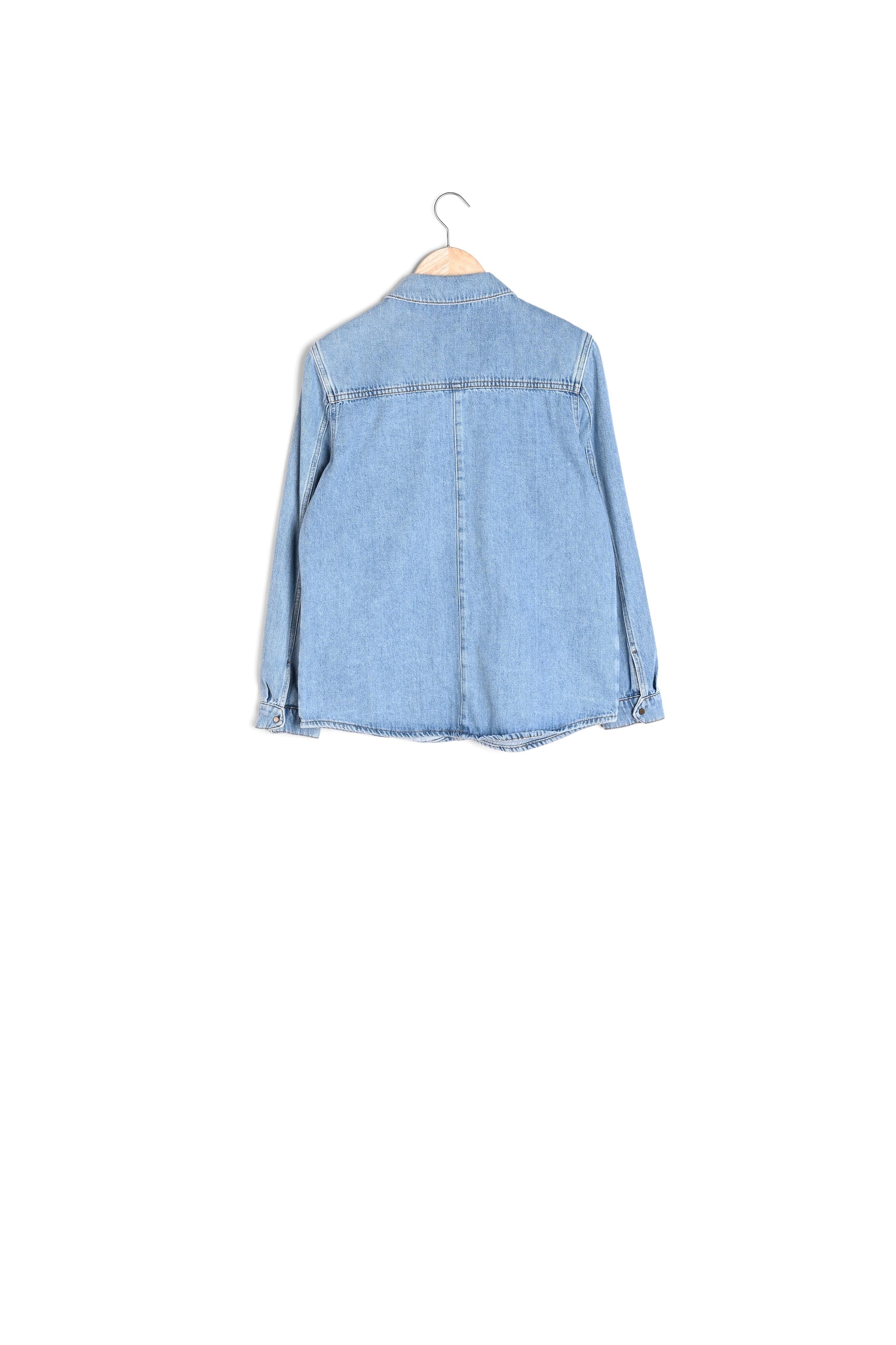 Surchemise en denim Perle Faume - seconde main