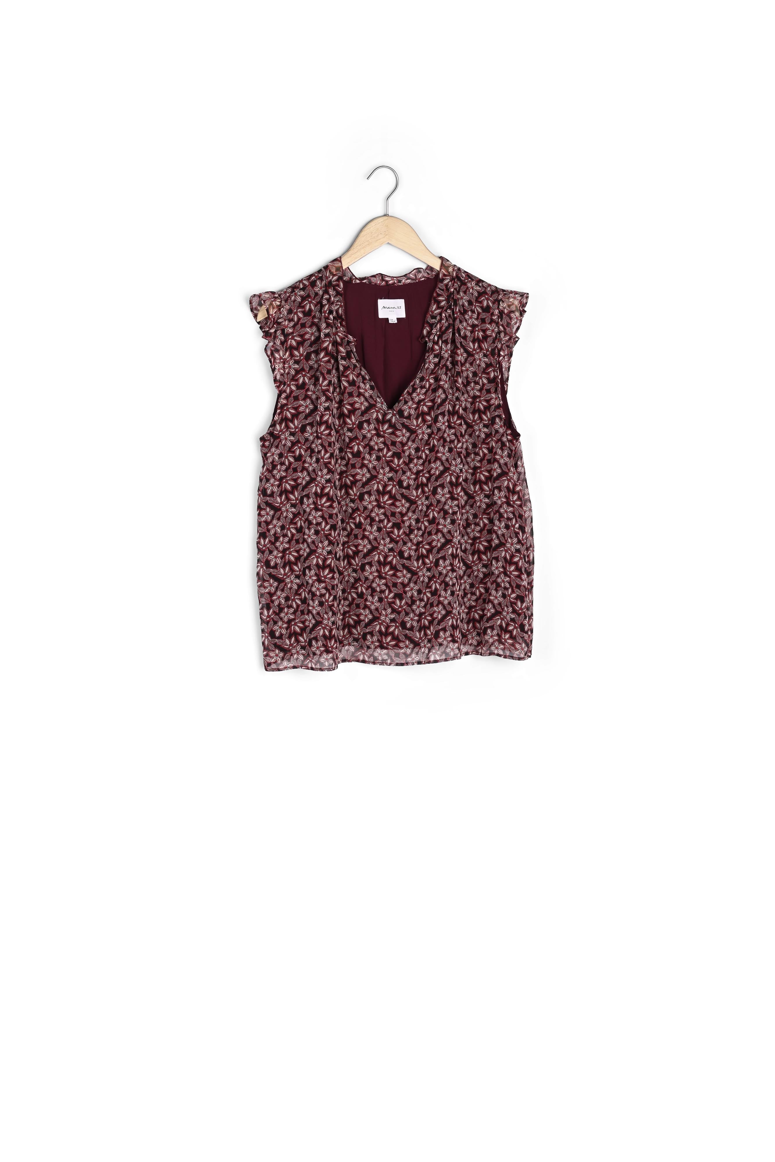 Blouse imprimée Emmanuelle Faume - seconde main