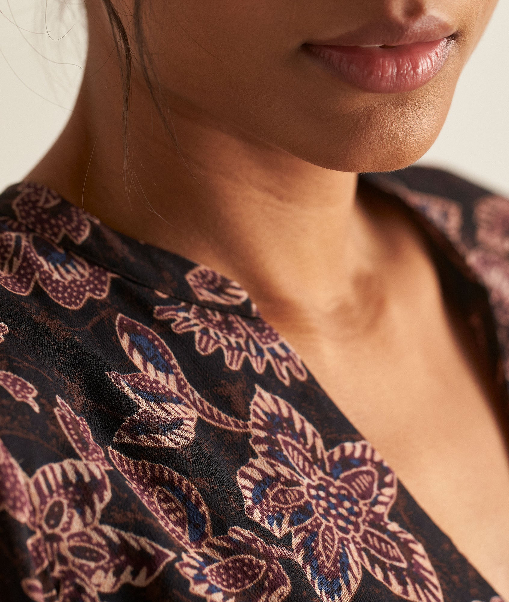 Robe courte imprimée Hola Faume - seconde main