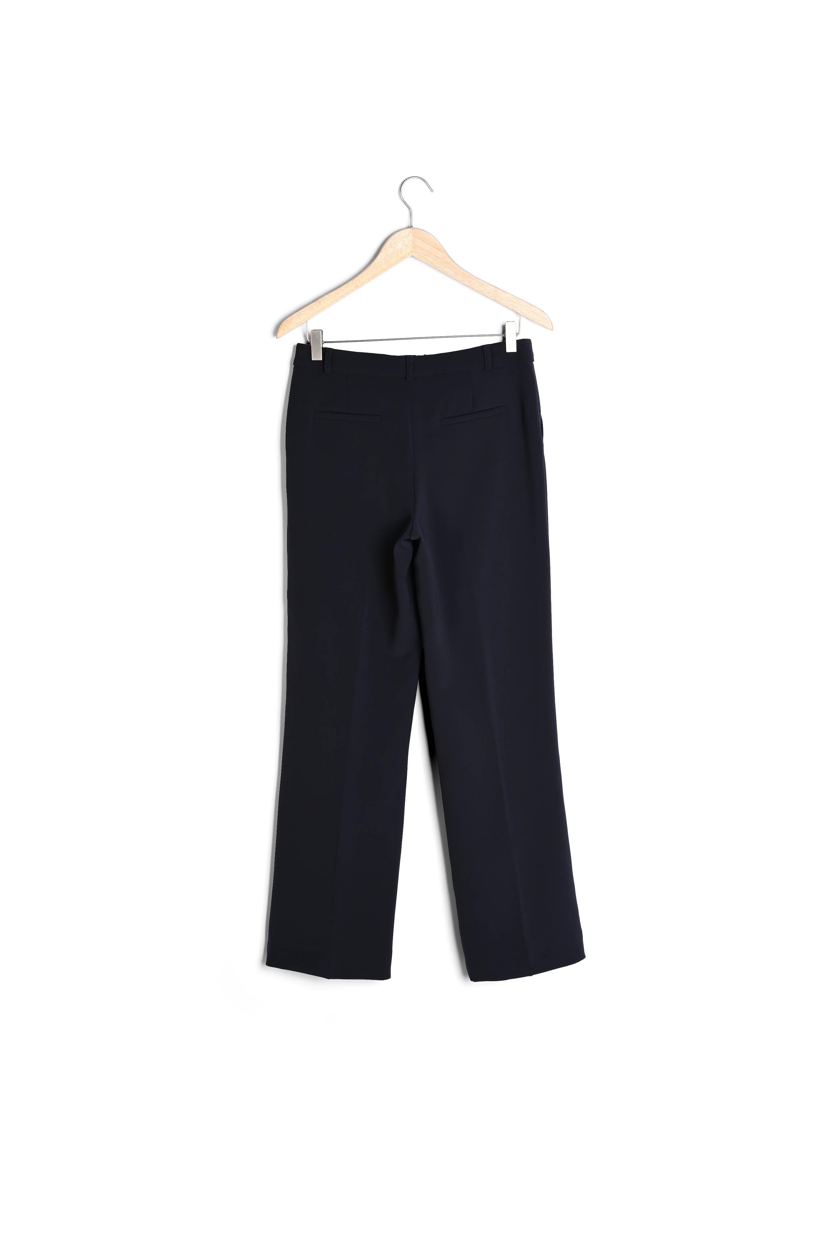 Pantalon marine en microfibre large Marcel Faume - seconde main