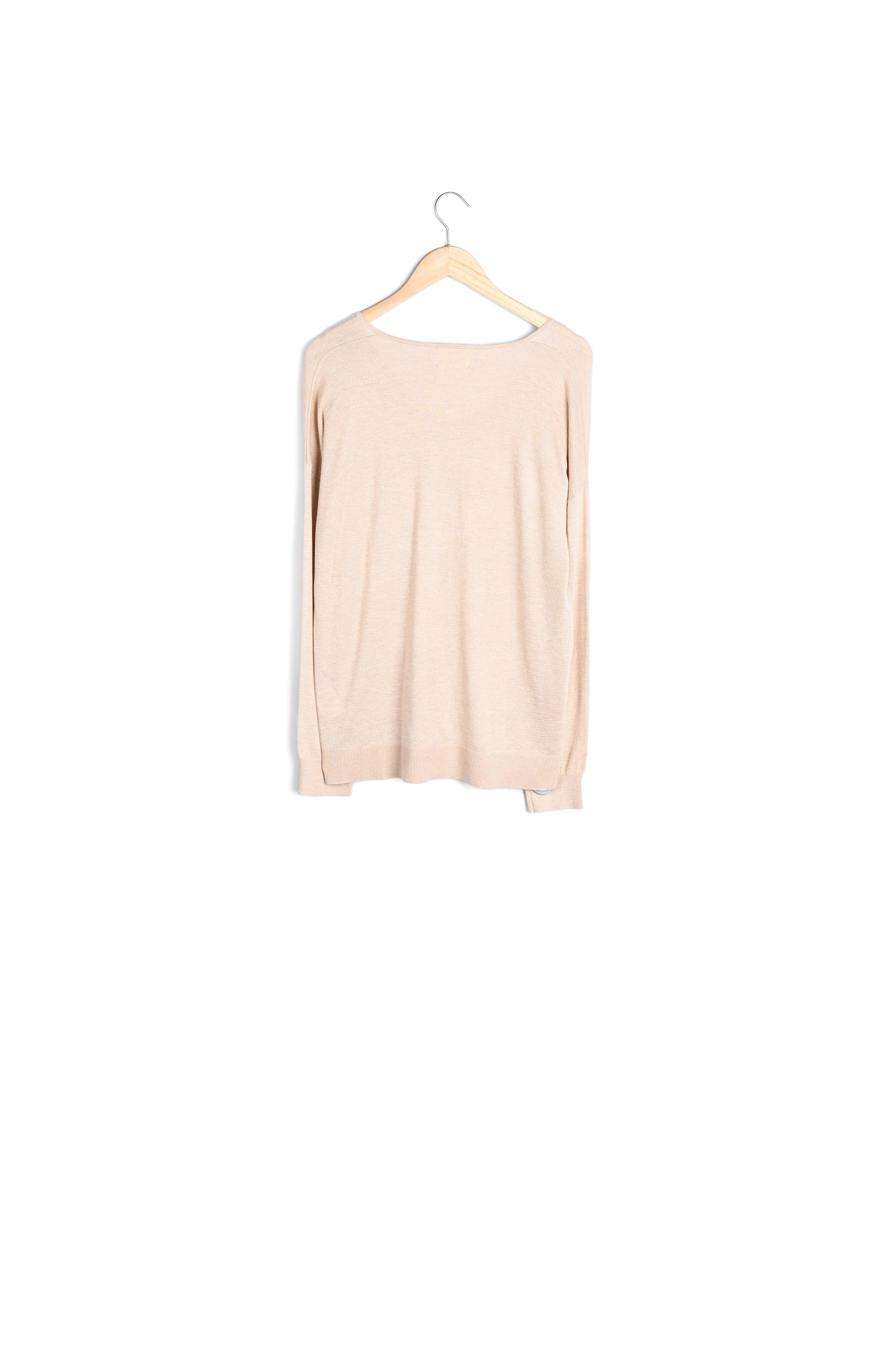 Pull en maille très fine poudré Babeth Faume - seconde main