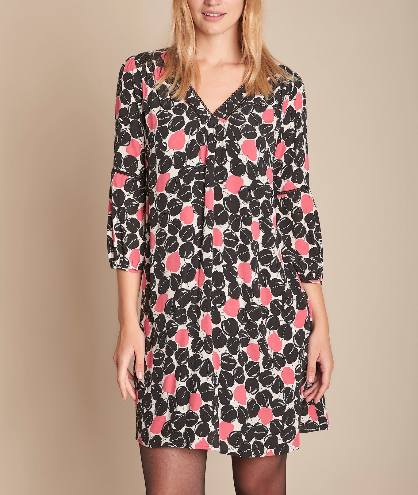 Robe droite imprimée Icone Faume - seconde main