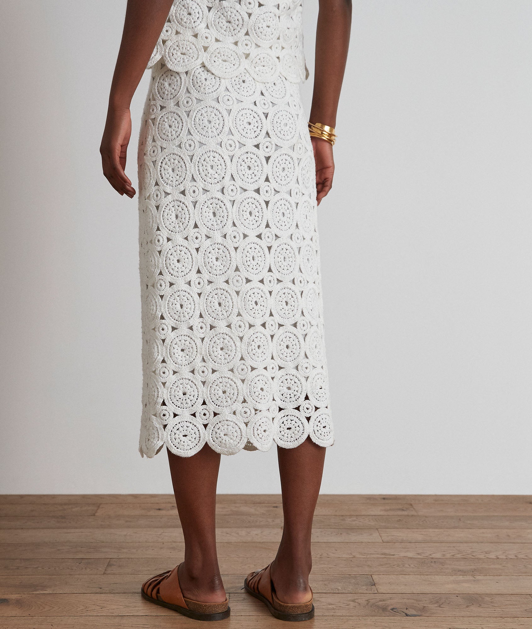 Jupe en crochet Dalia Faume - seconde main