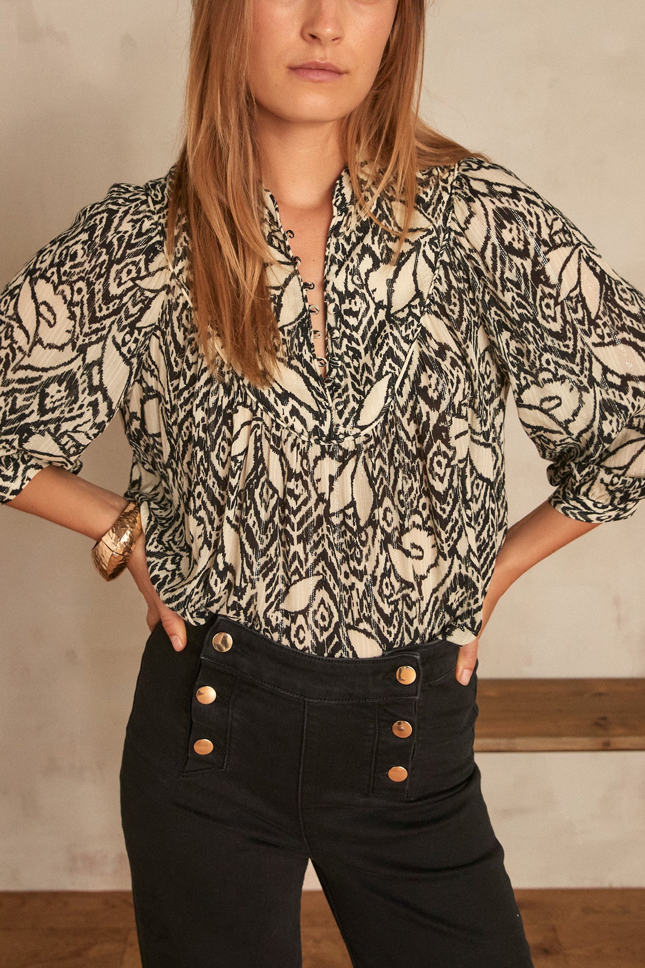 Blouse MOURIA Faume - seconde main