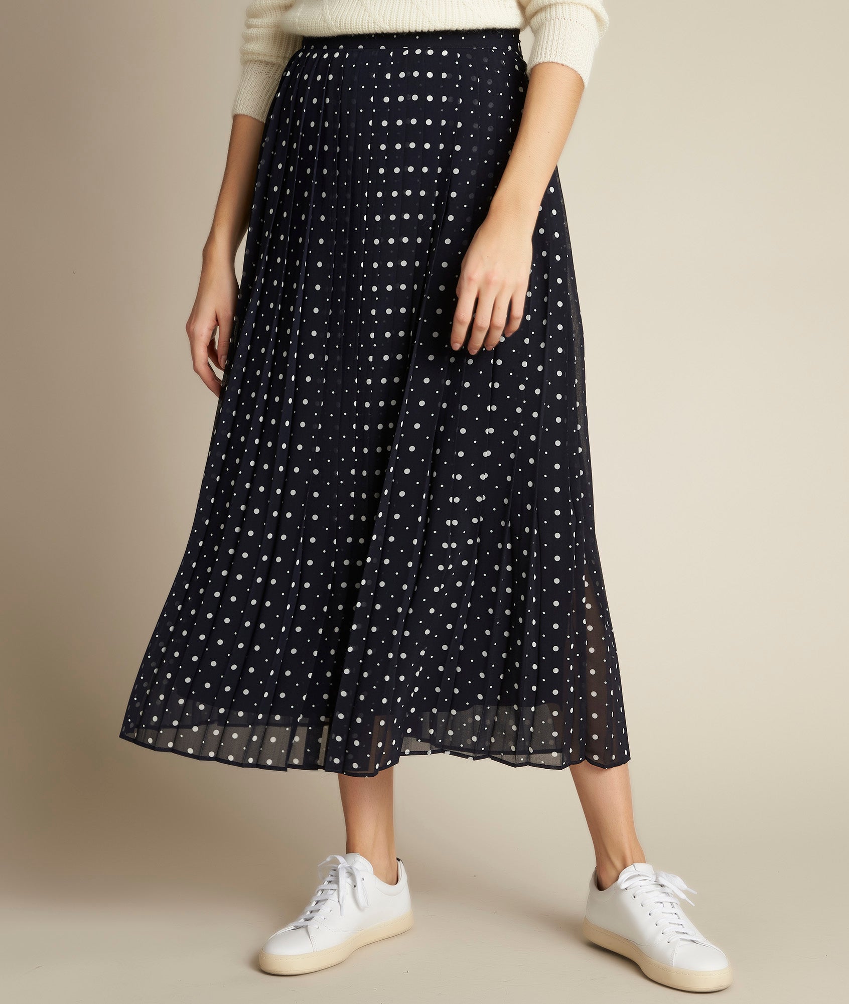 Jupe longue à pois Brio Faume - seconde main