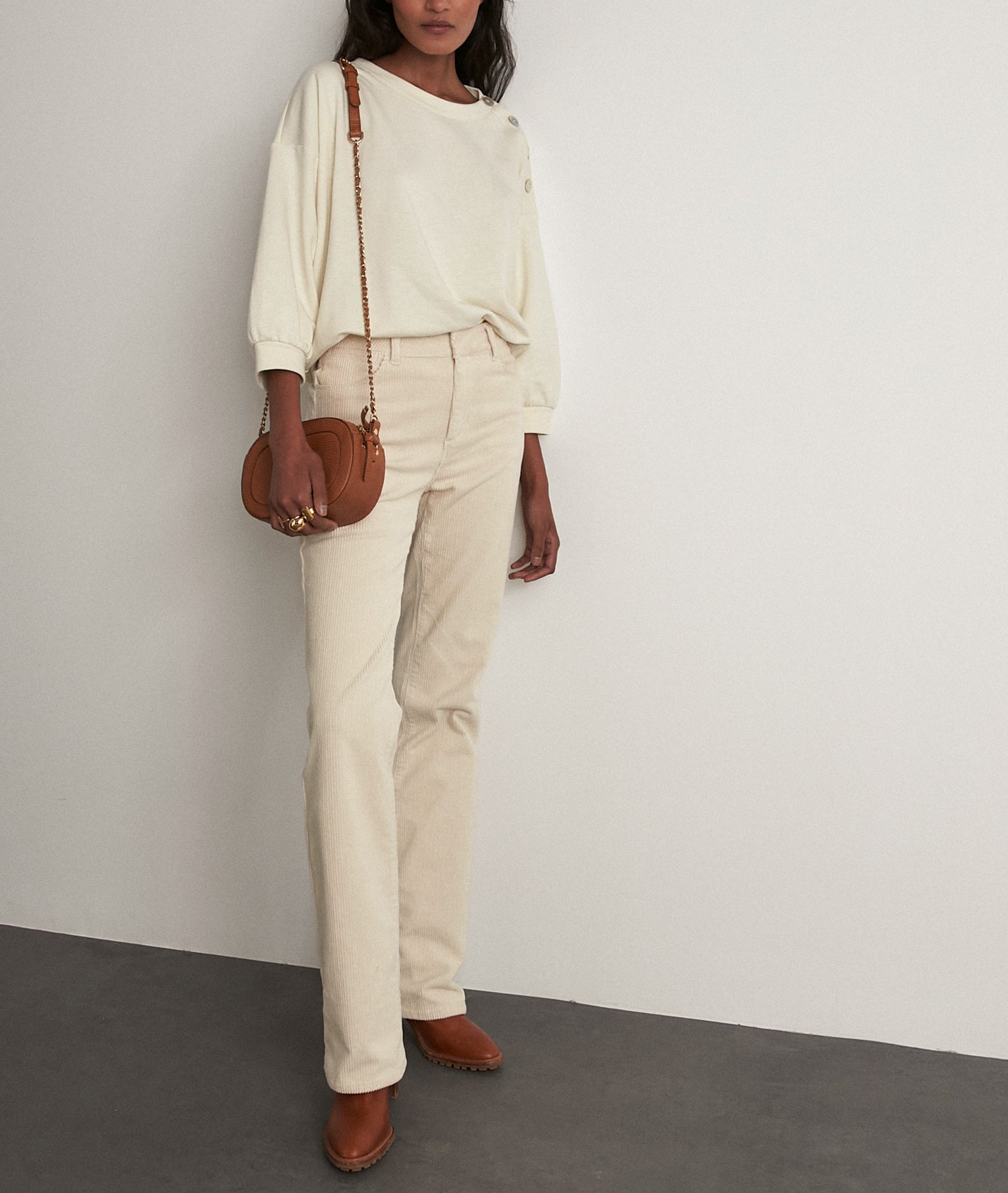 Sweat-shirt Cliff Faume - seconde main