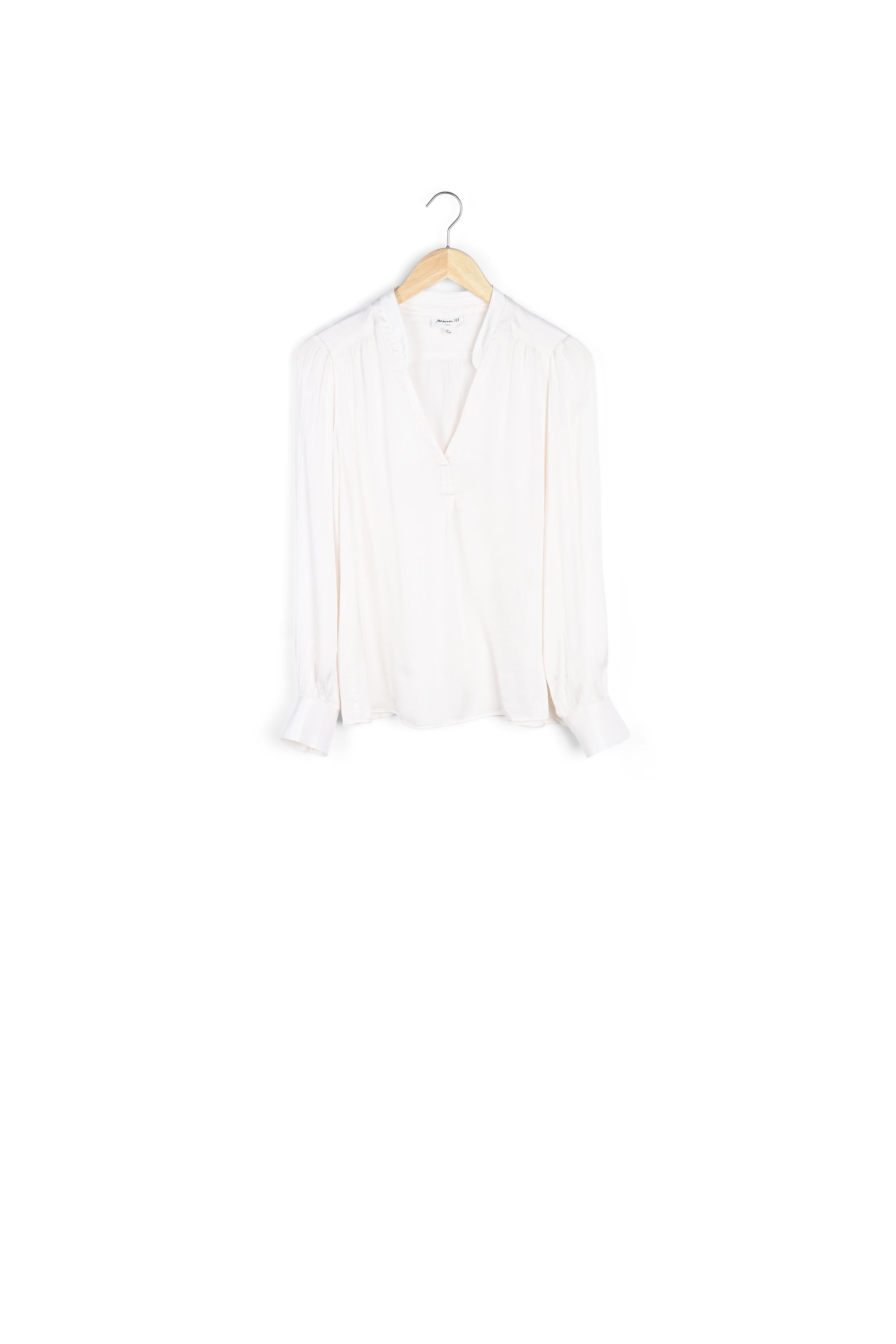 Blouse satinée blanche Chlea Faume - seconde main