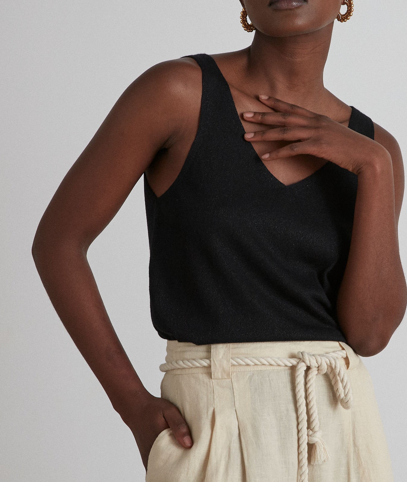 Débardeur en maille Palizee Faume - seconde main