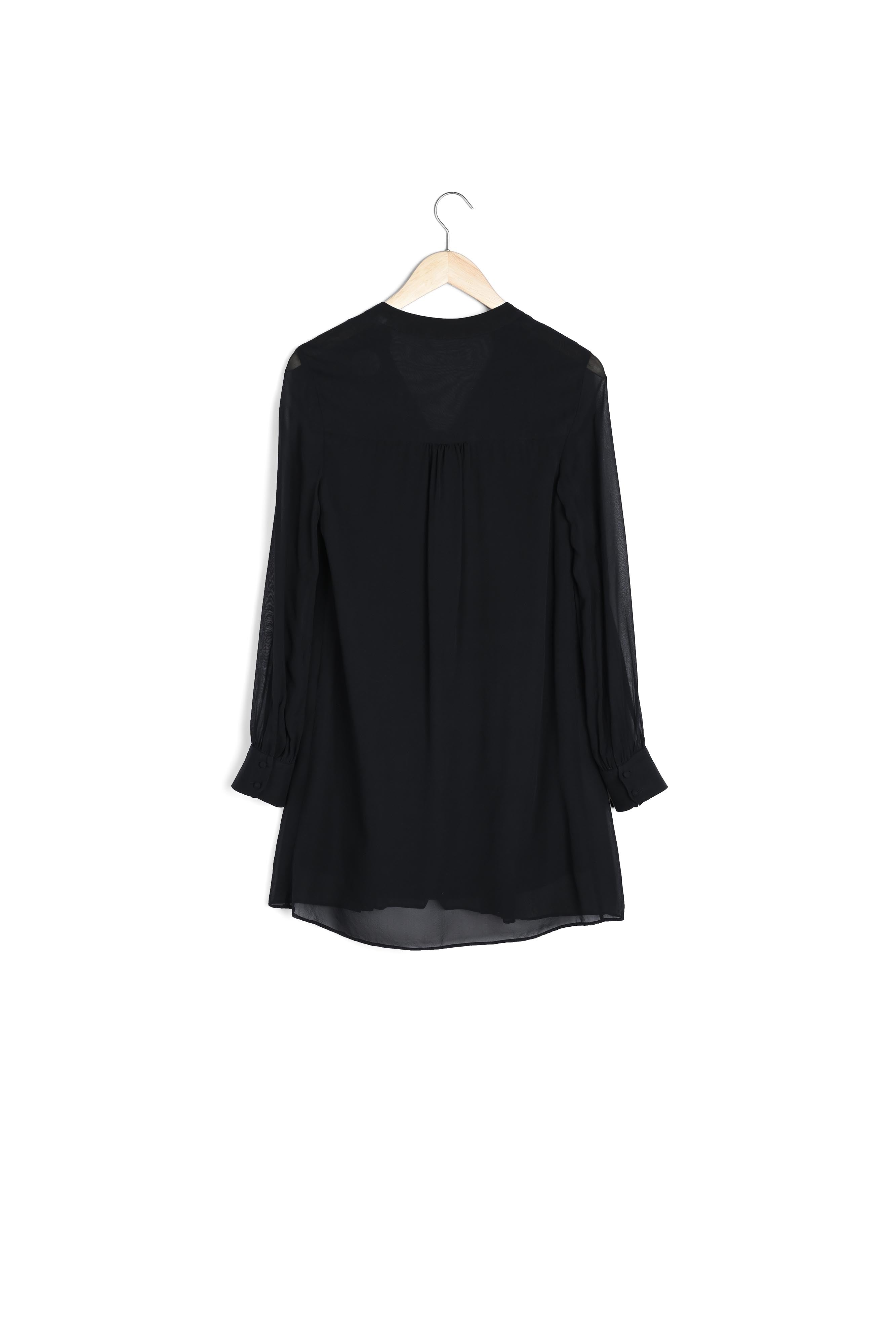 Robe en soie plissée Coralie Faume - seconde main