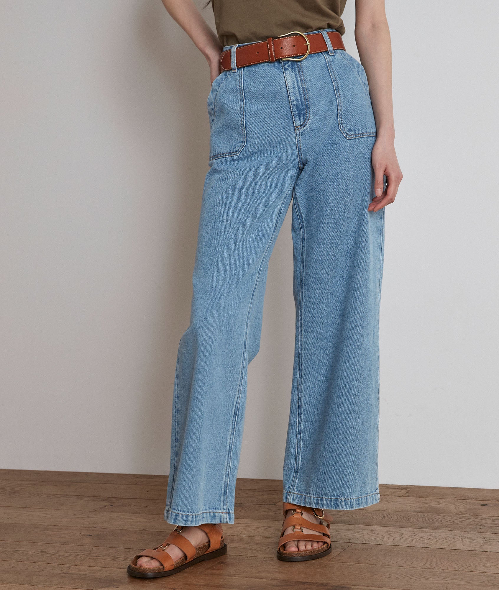 Jean wide leg Selyna Faume - seconde main