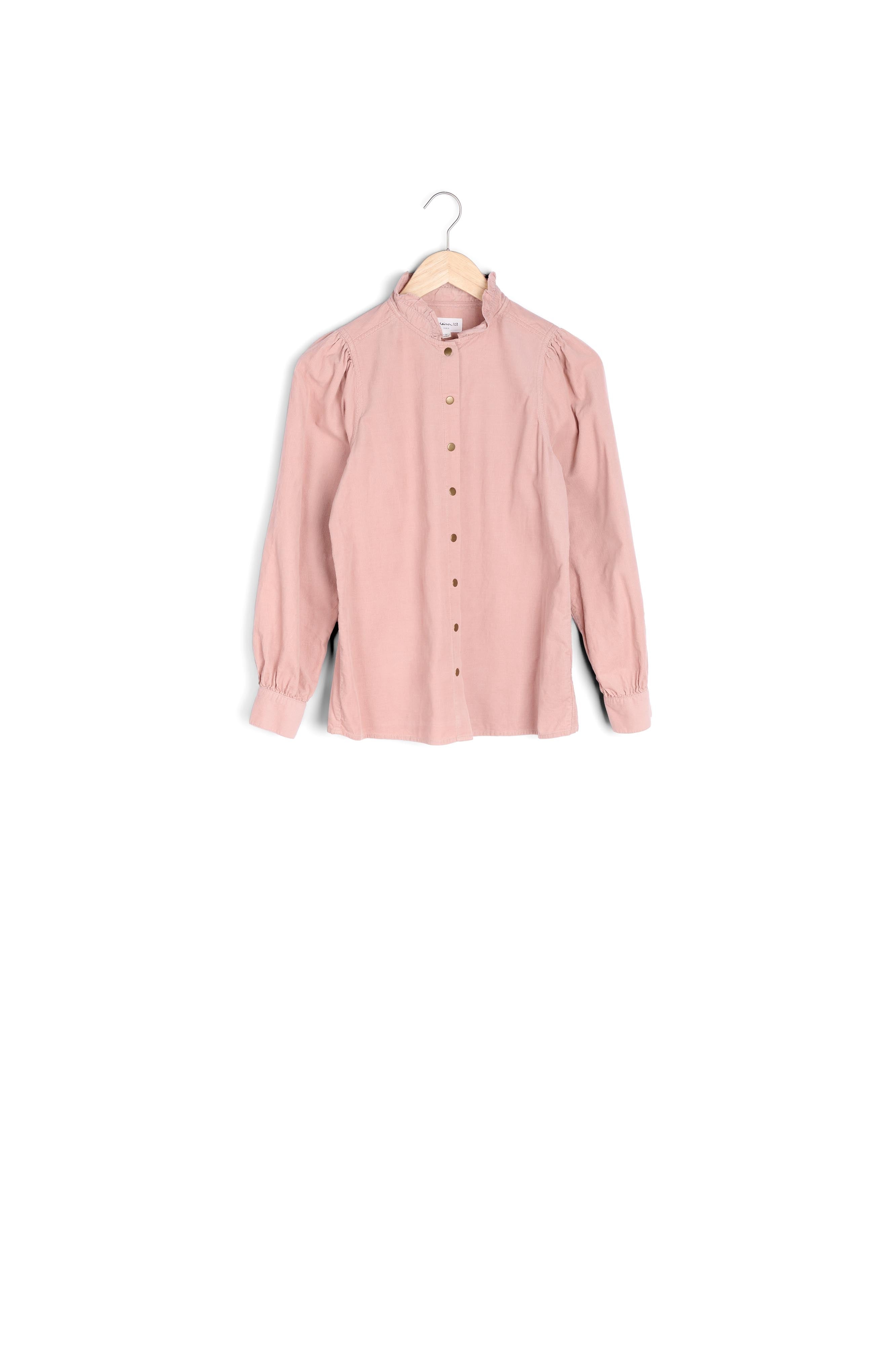 Chemise Jeraldine rose manches bouffantes Faume - seconde main