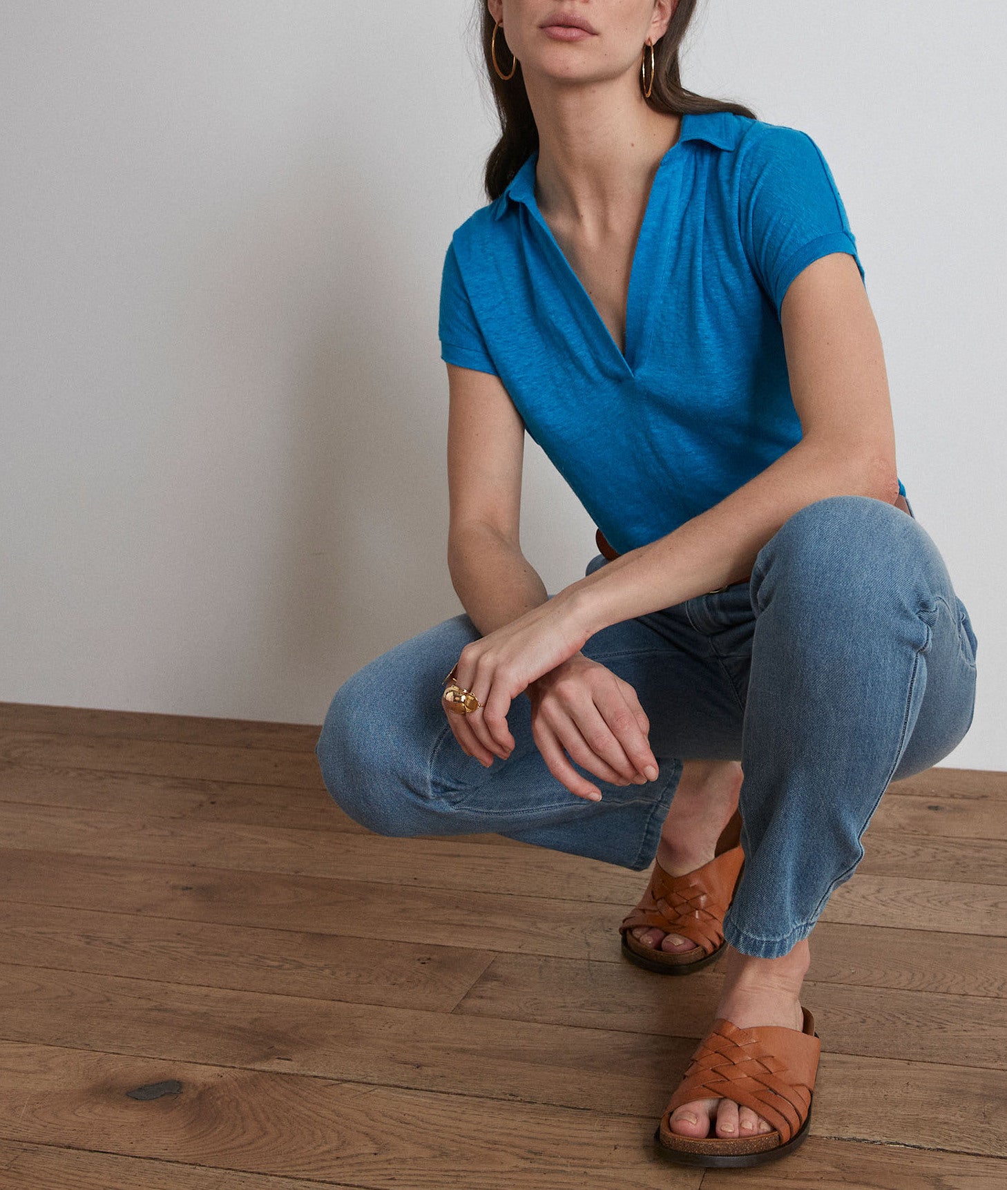 Pantalon chino Sabil Faume - seconde main