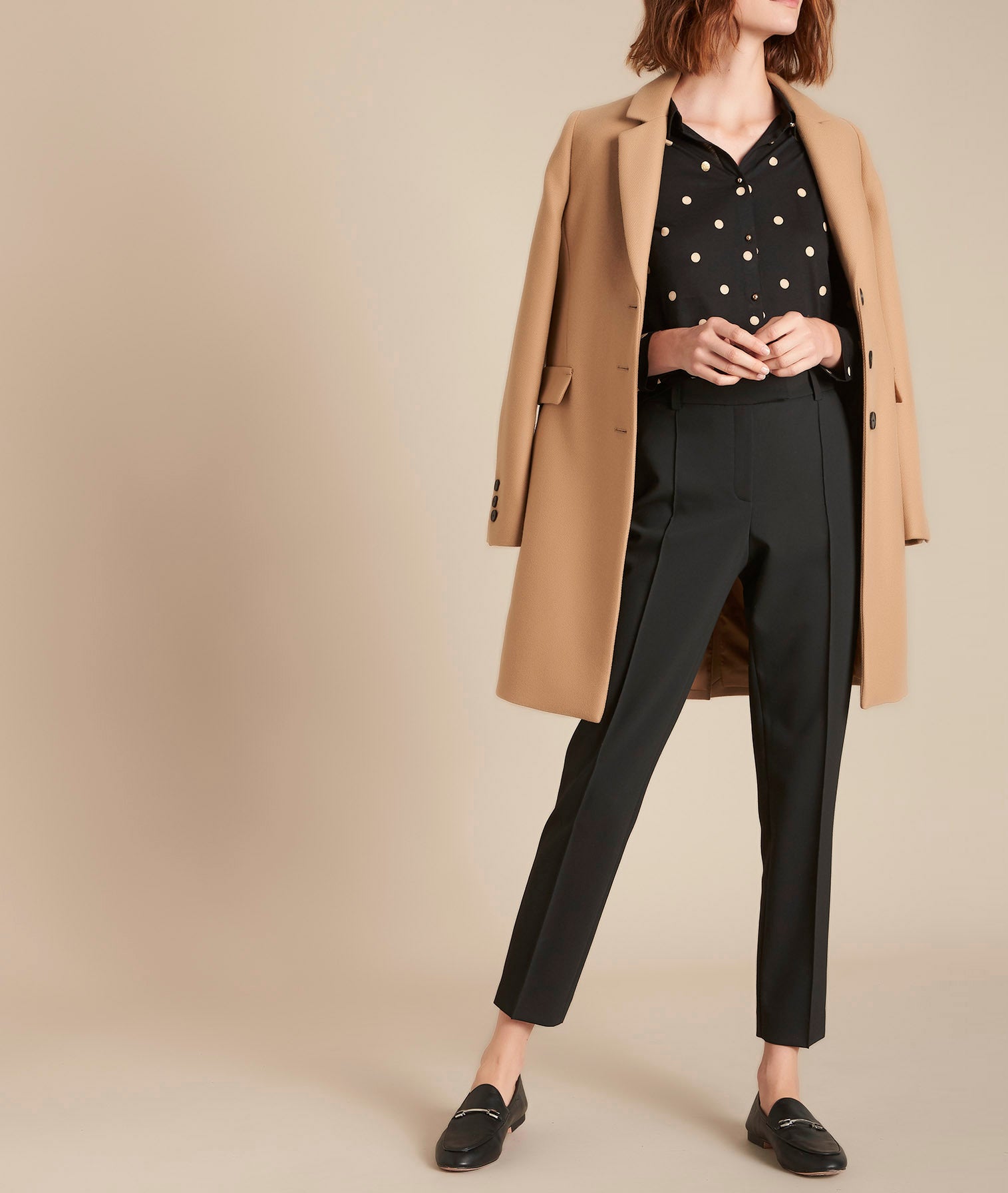 Chemise en jersey imprimé pois Celia Faume - seconde main