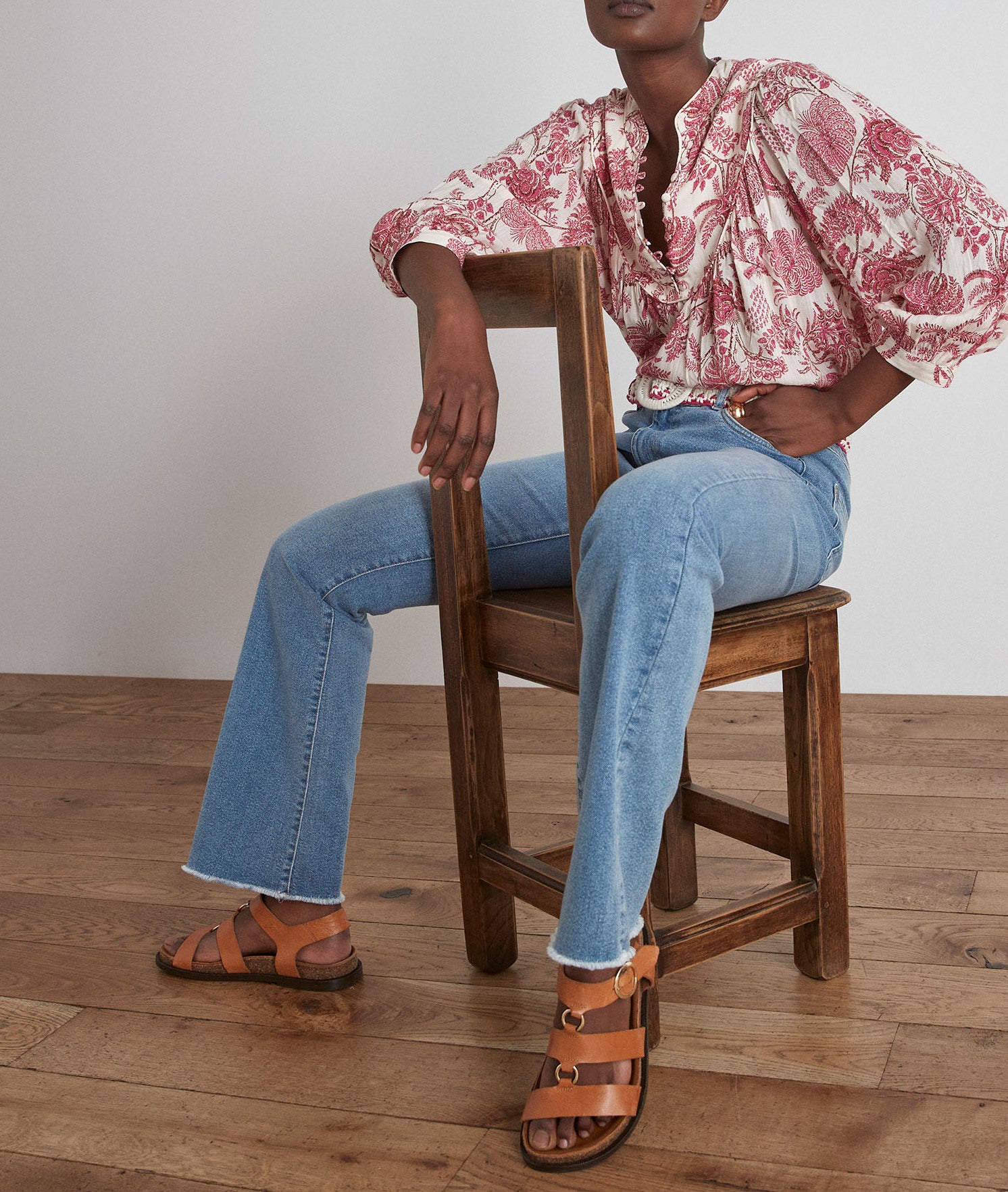 Blouse Touria Faume - seconde main