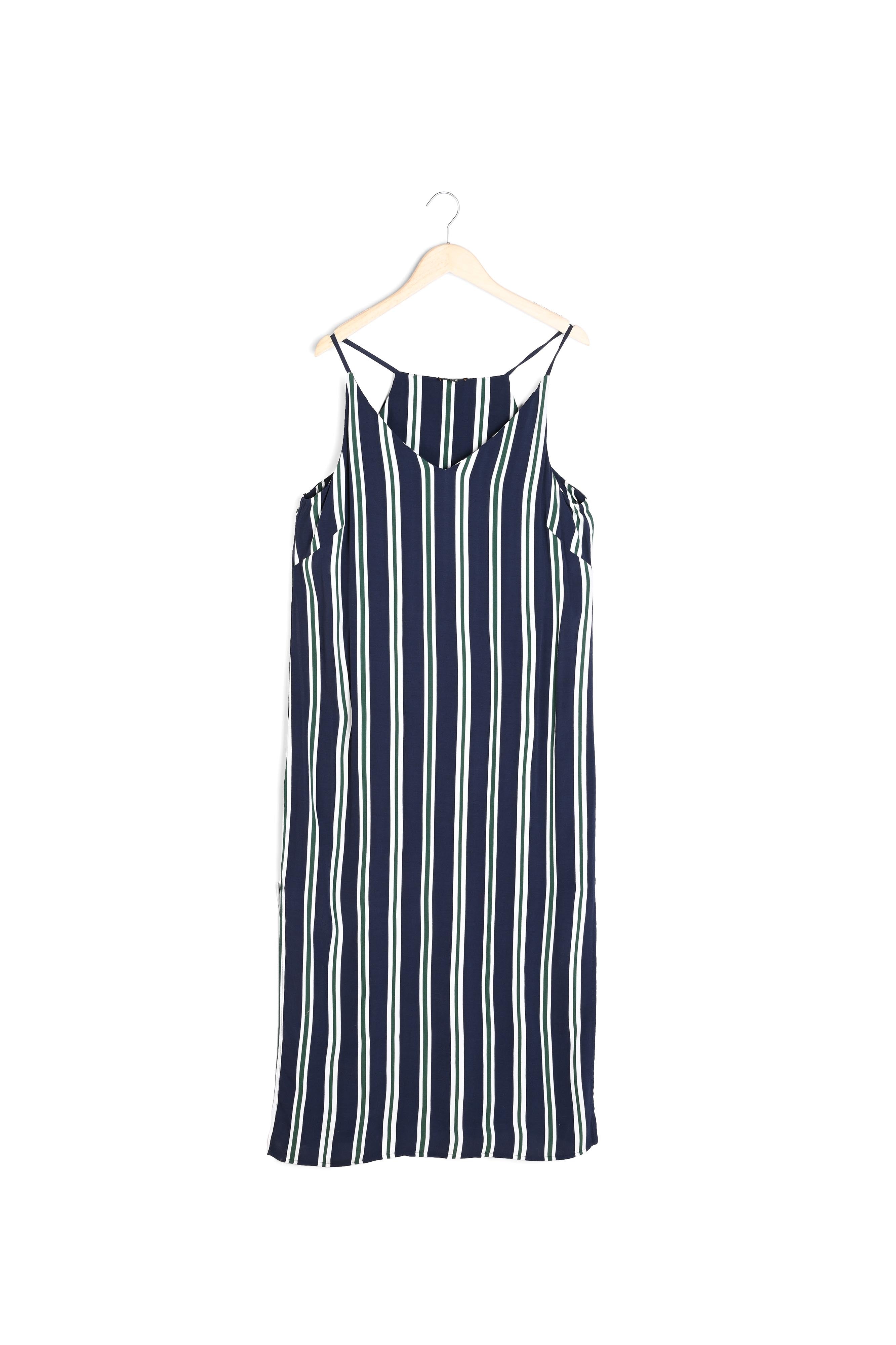 Robe marine rayée Linne Faume - seconde main