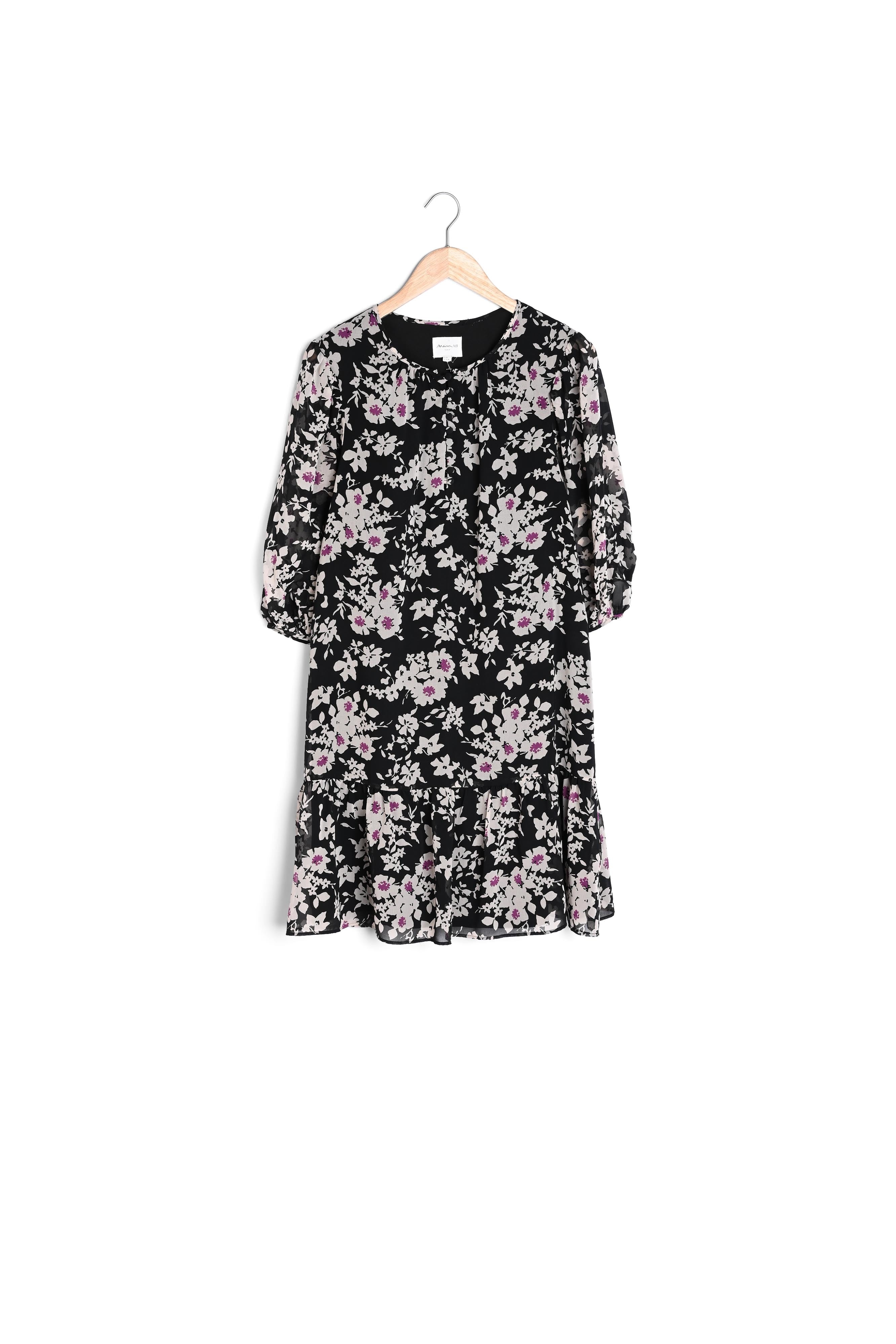 Robe droite imprimé fleuri Izine Faume - seconde main