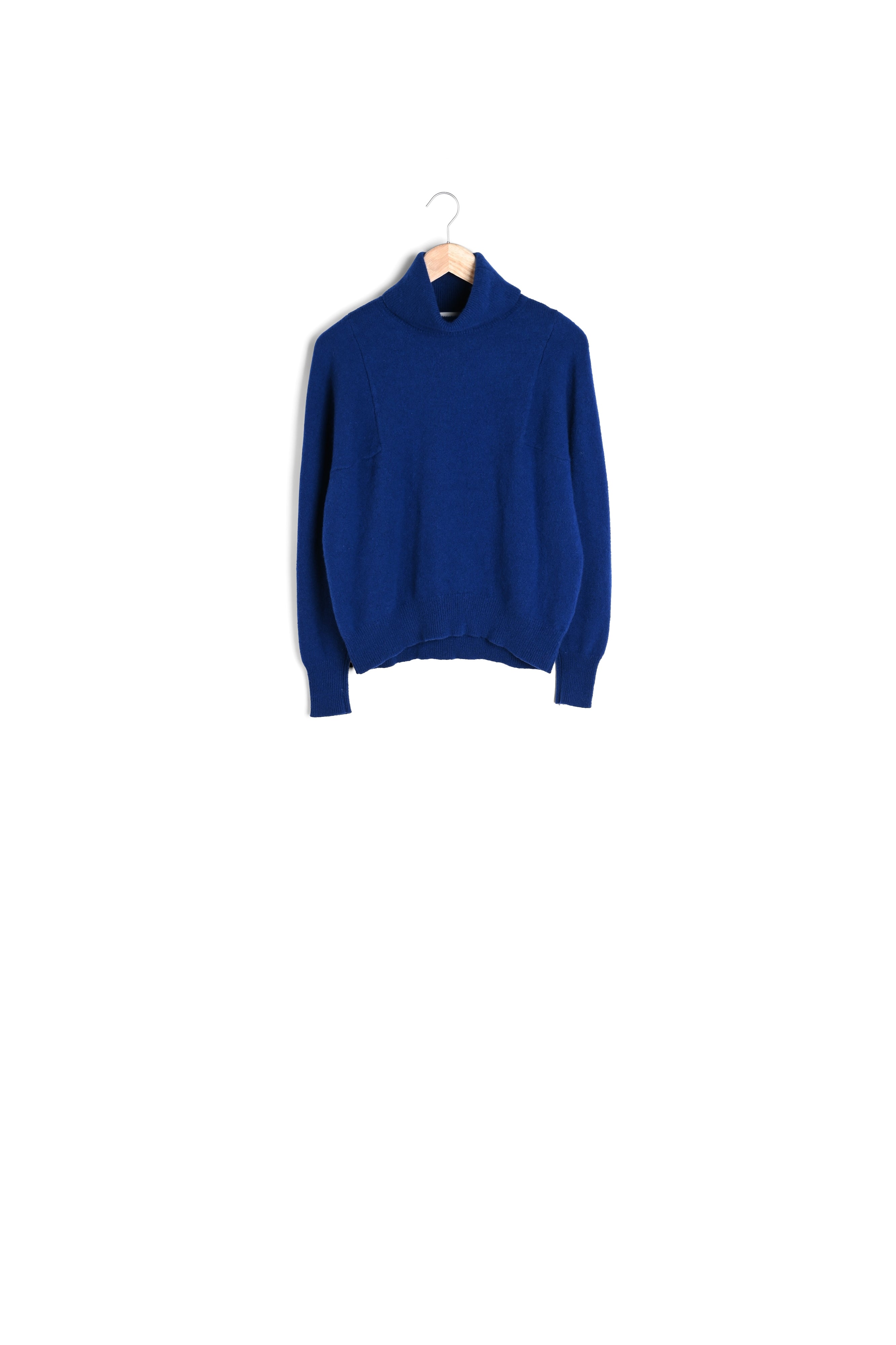 Pull en laine responsable bleu BASTIAN Faume - seconde main