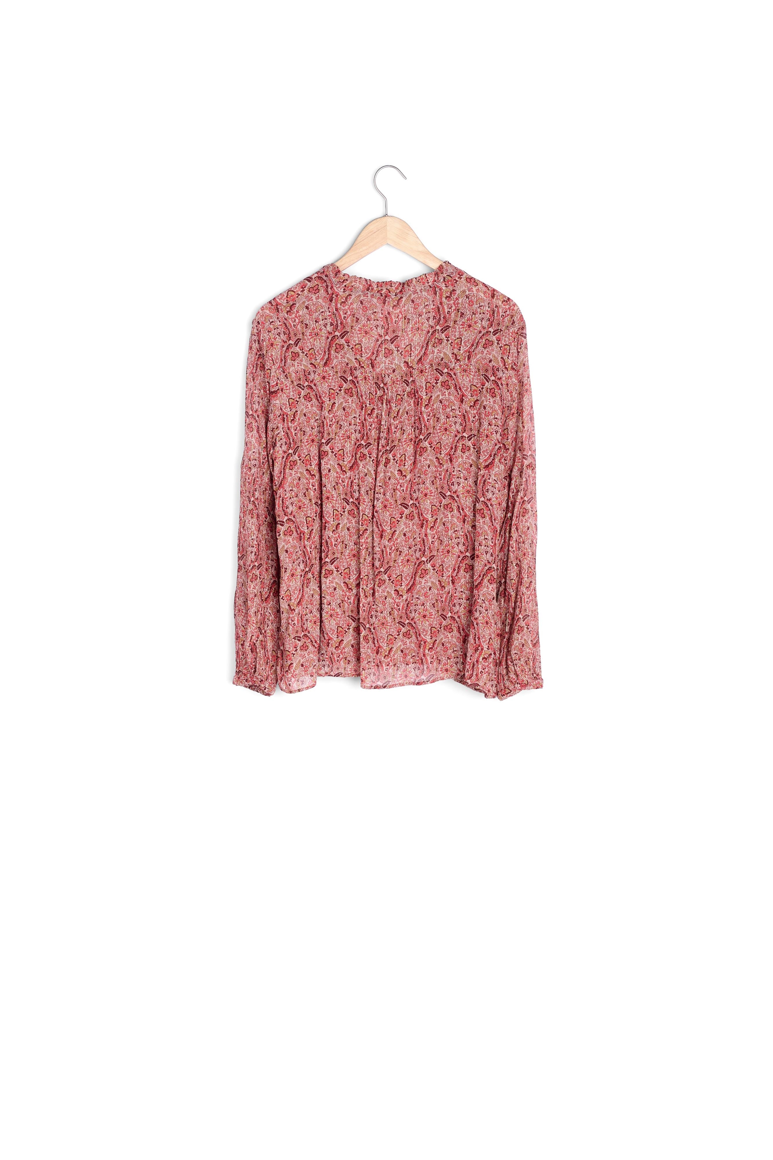 Blouse beige imprimée Tollya Faume - seconde main